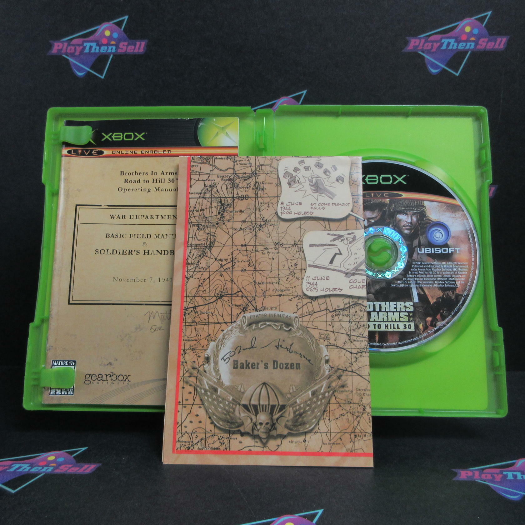 Brothers in Arms Road to Hill 30 Xbox + Reg Card / Map Complete - Refurbished