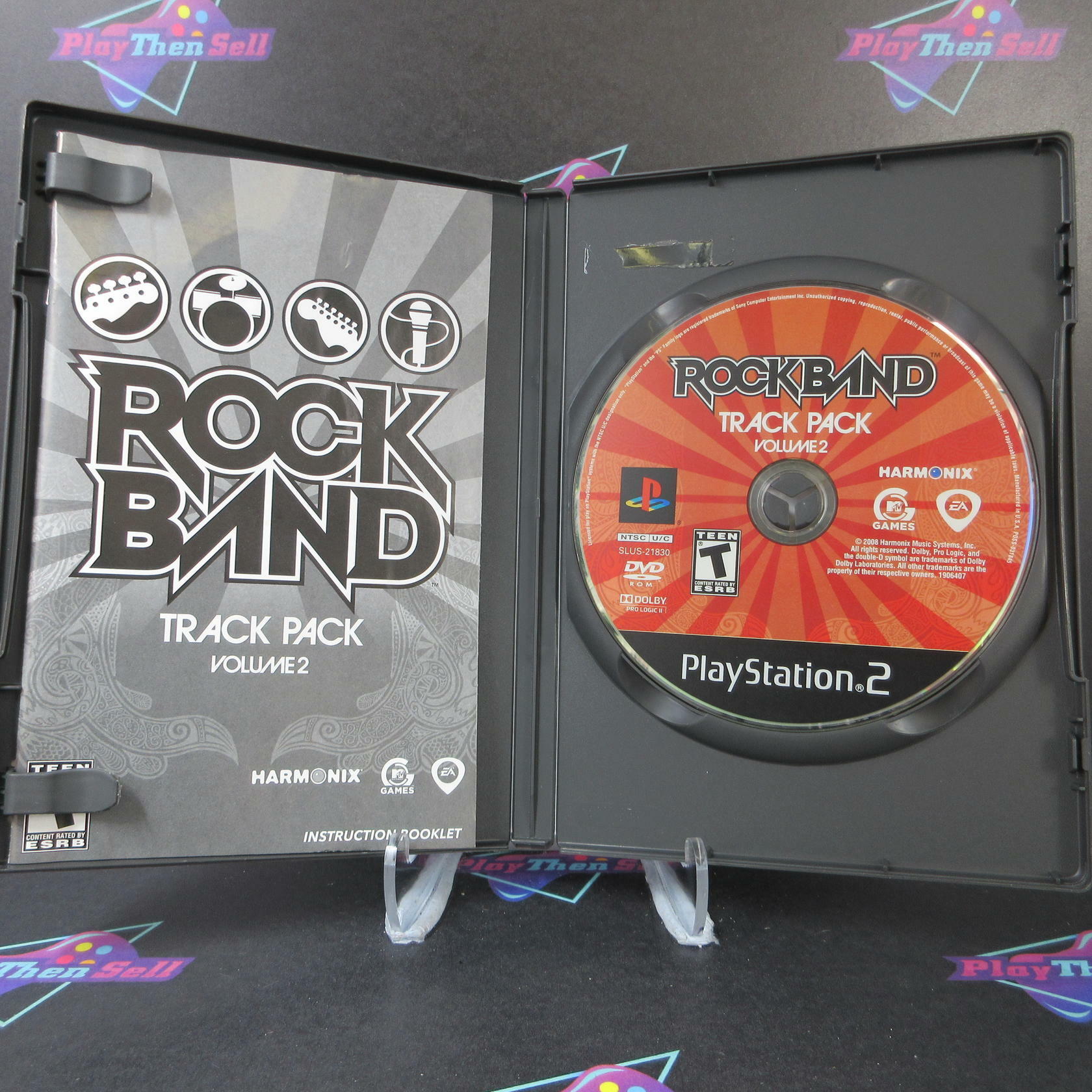 Rock Band Track Pack Vol 2 PS2 PlayStation 2 Complete - Excellent