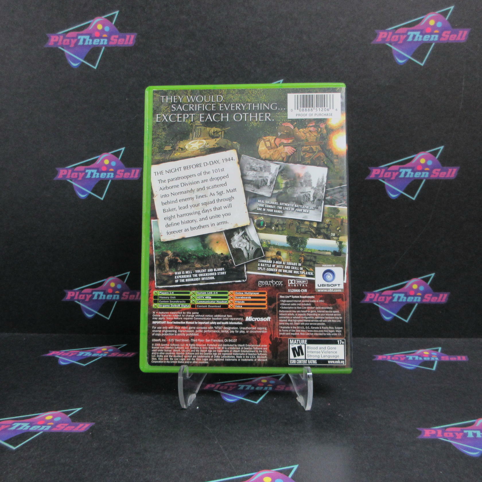Brothers in Arms Road to Hill 30 Xbox + Reg Card / Map Complete - Refurbished
