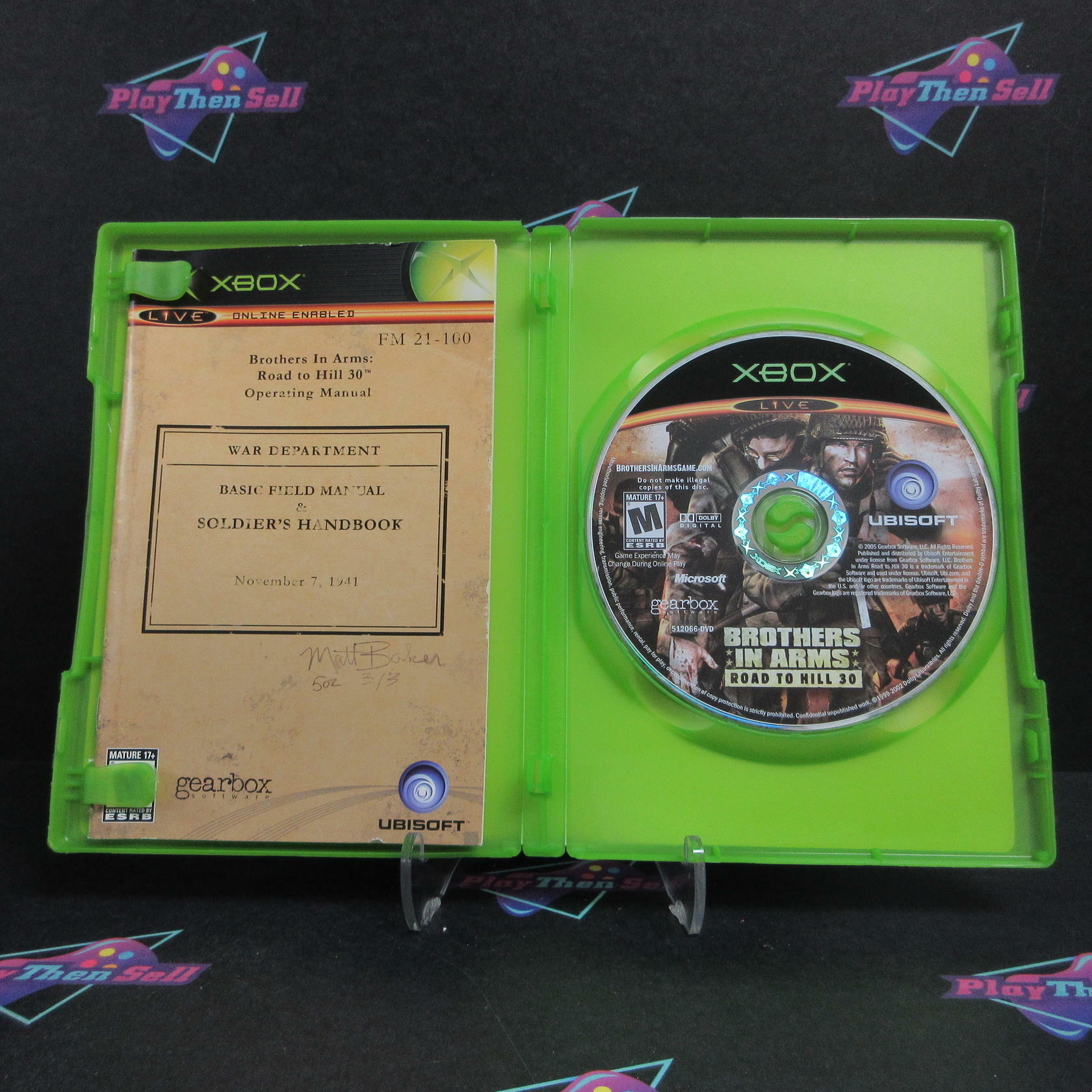 Brothers in Arms Road to Hill 30 Xbox + Reg Card / Map Complete - Refurbished