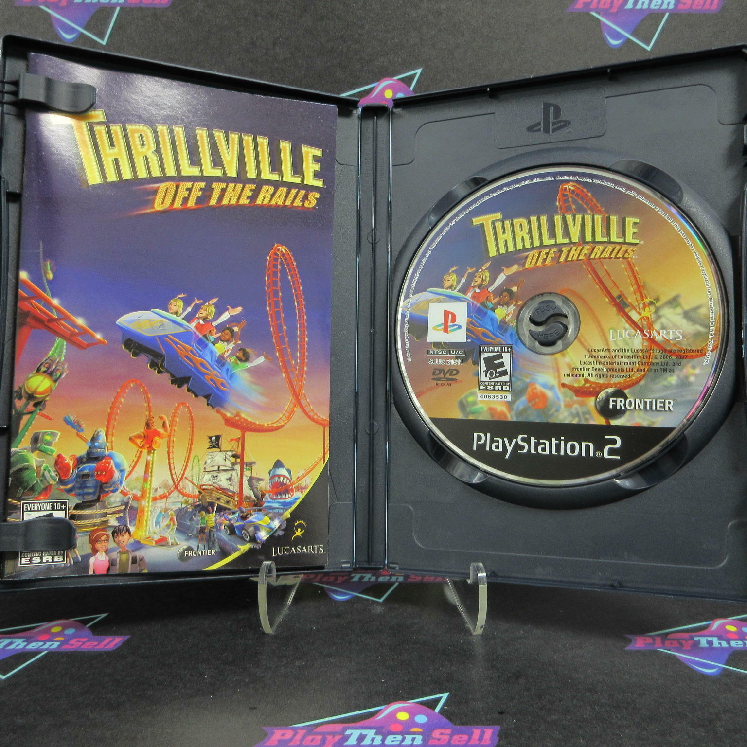 Thrillville Off the Rails PS2 PlayStation 2 Complete - Excellent