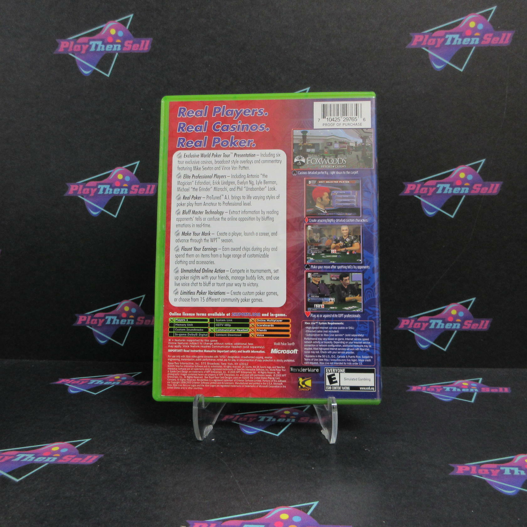 World Poker Tour Xbox Complete - Refurbished