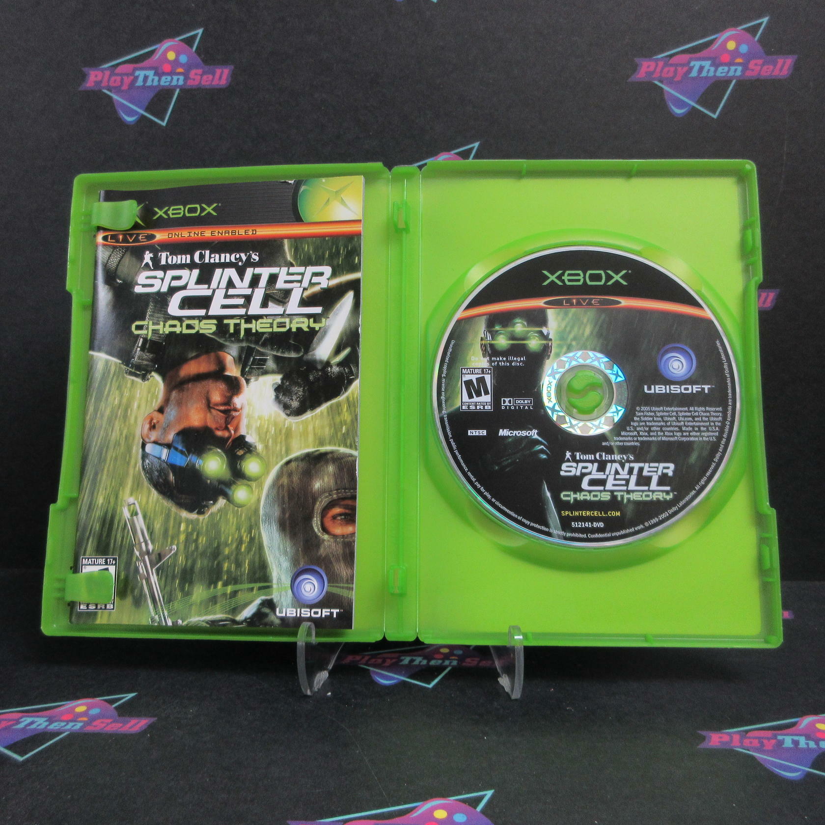 Tom Clancy's Splinter Cell Chaos Theory Xbox + Reg Card Complete - Refurbished