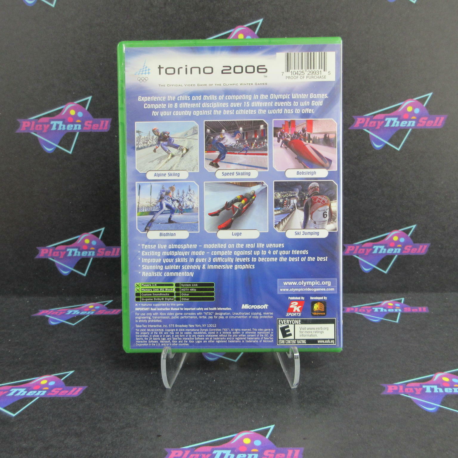 Torino 2006 Xbox + Reg Card Complete - Refurbished