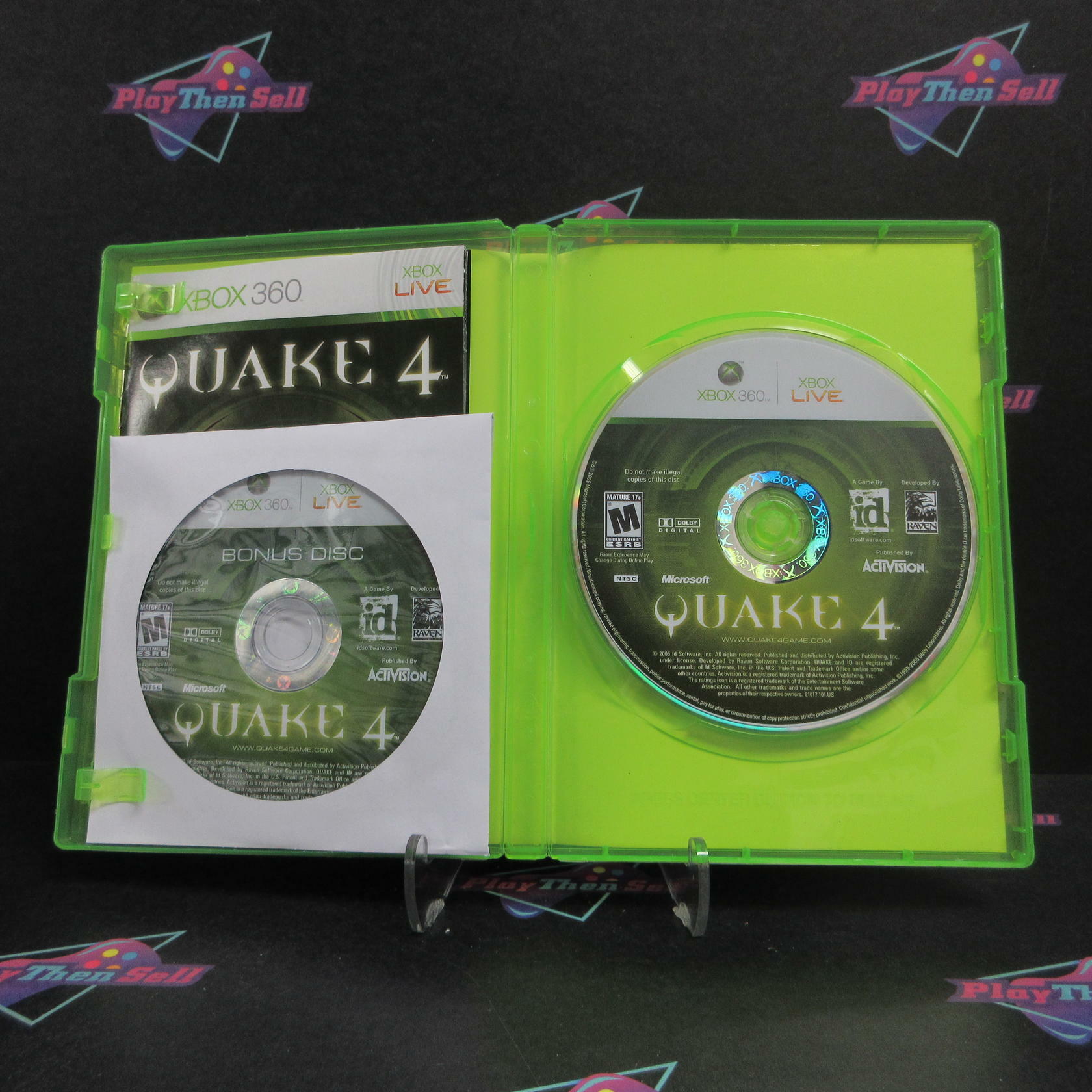 Quake 4 Xbox 360 + Bonus Disc Complete - Excellent