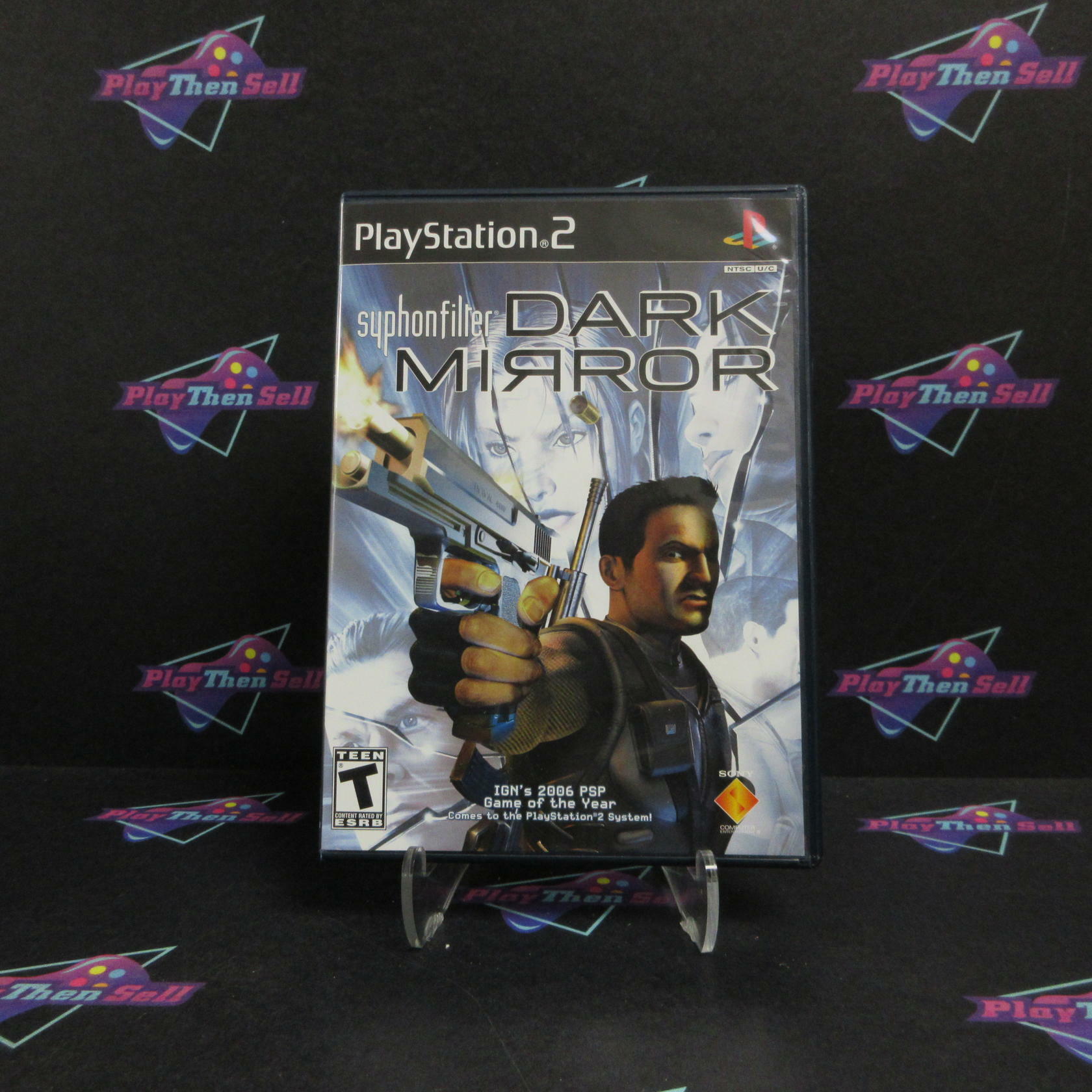 Syphon Filter Dark Mirror PS2 PlayStation 2 + Reg Card Complete - Excellent