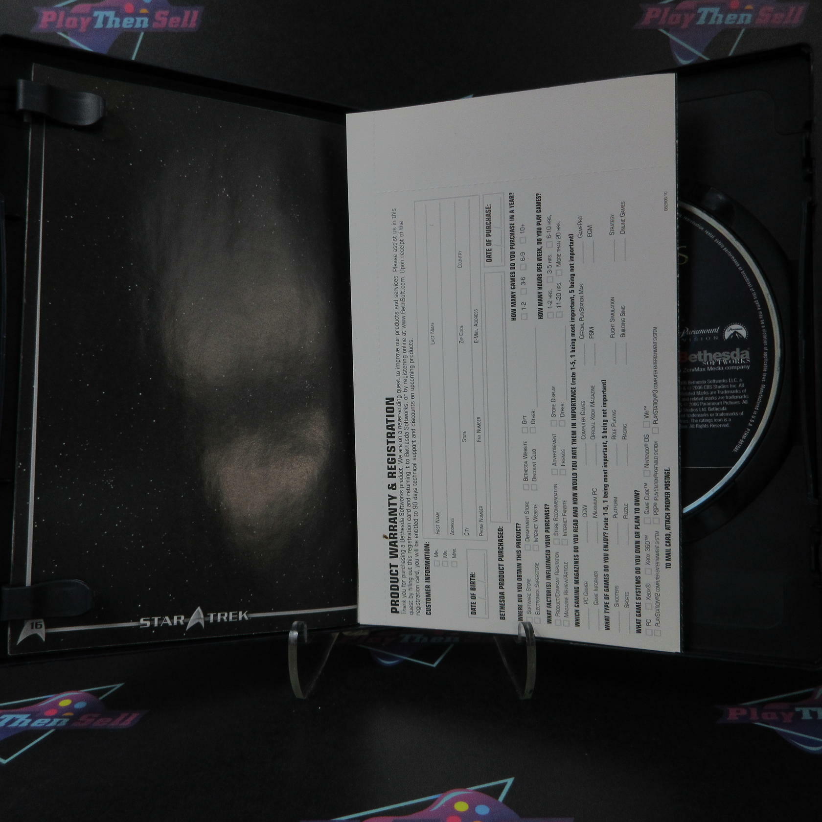 Star Trek Encounters PS2 PlayStation 2 + Reg Card Complete - Excellent