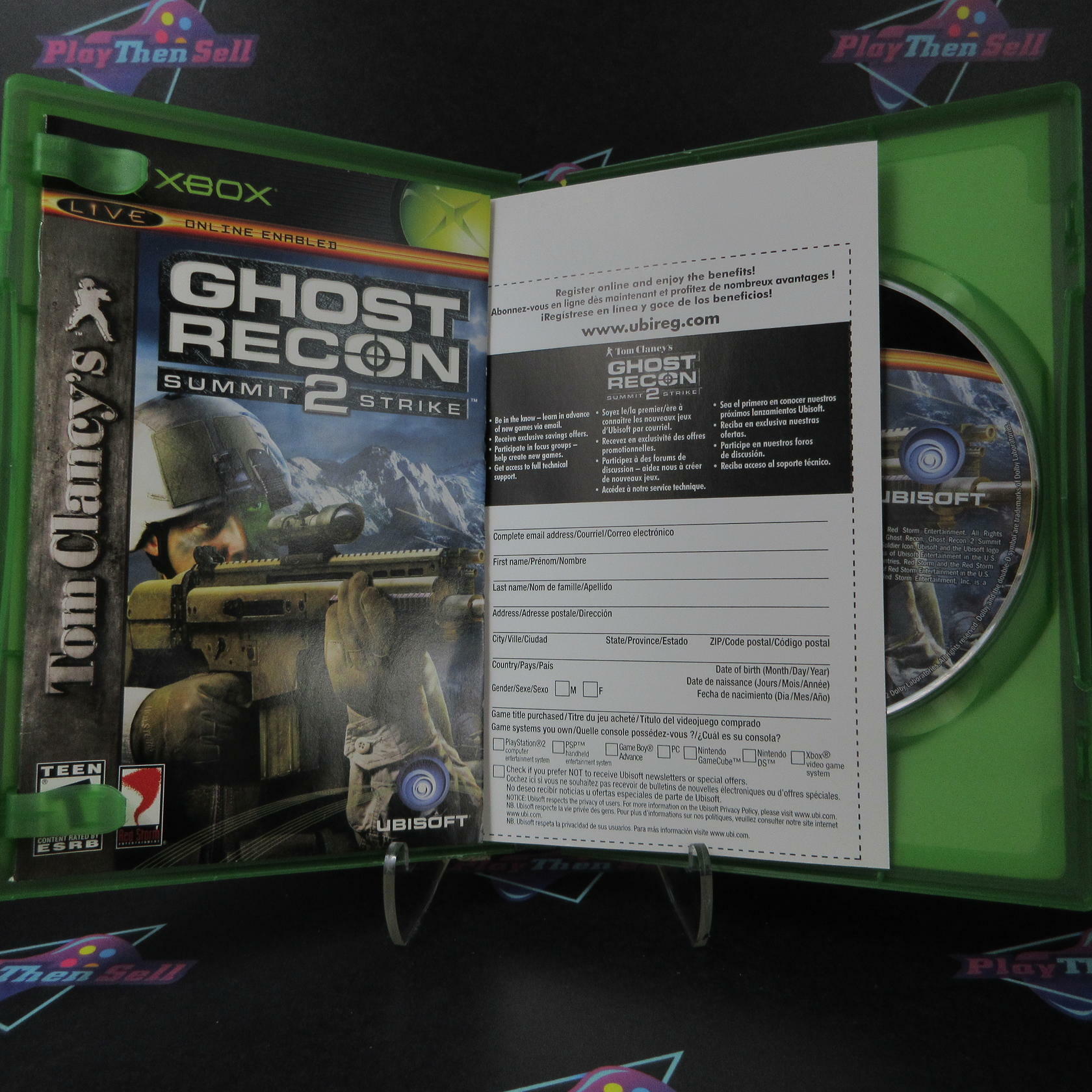 Tom Clancy's Ghost Recon 2 Summit Strike Xbox + Reg Card Complete - Refurbished