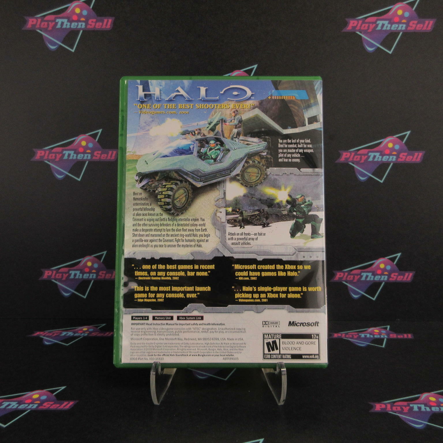 Halo Combat Evolved GOTY Xbox Not For Resale Edition Complete - Refurbished