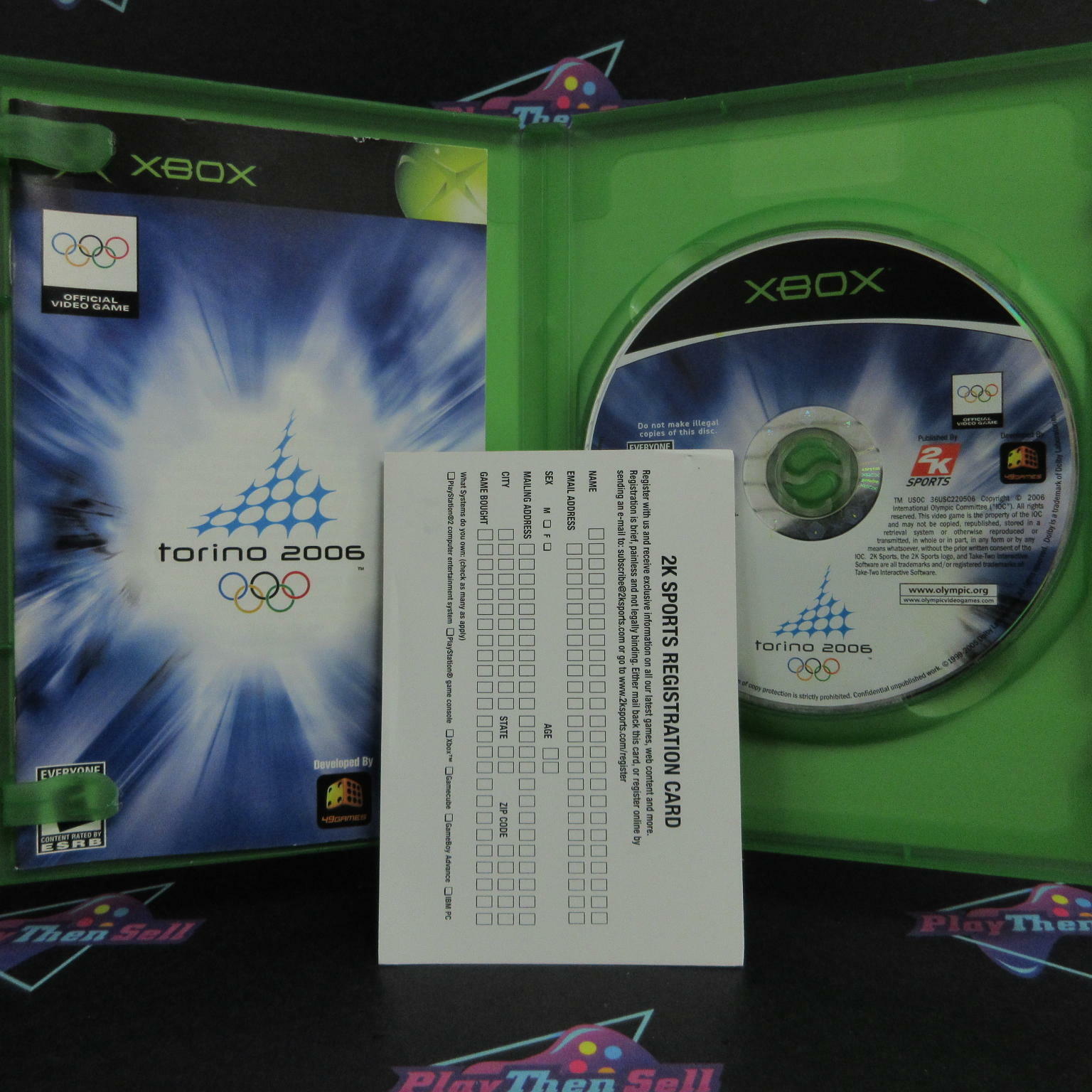 Torino 2006 Xbox + Reg Card Complete - Refurbished