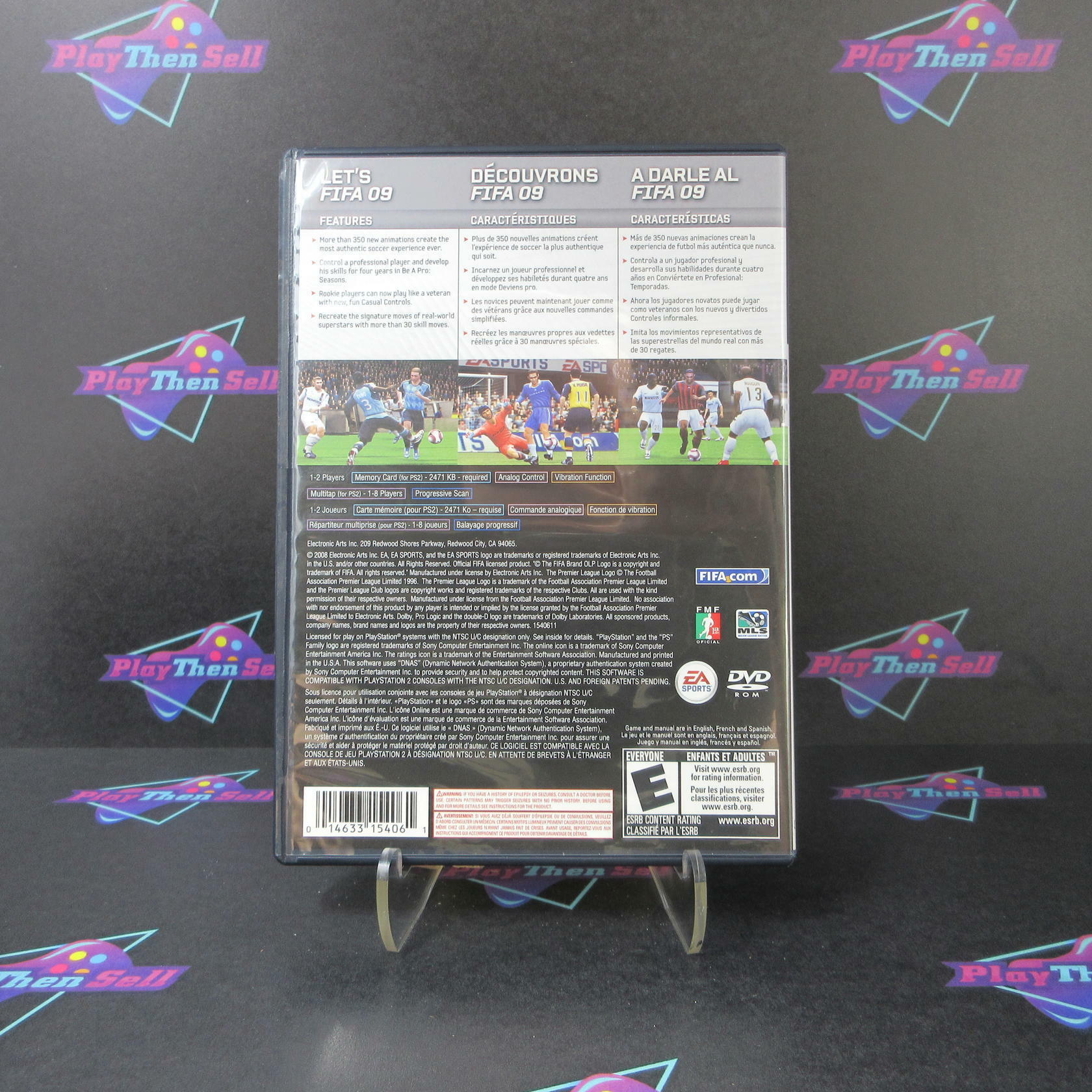 FIFA Soccer 09 PS2 PlayStation 2 Complete - Excellent