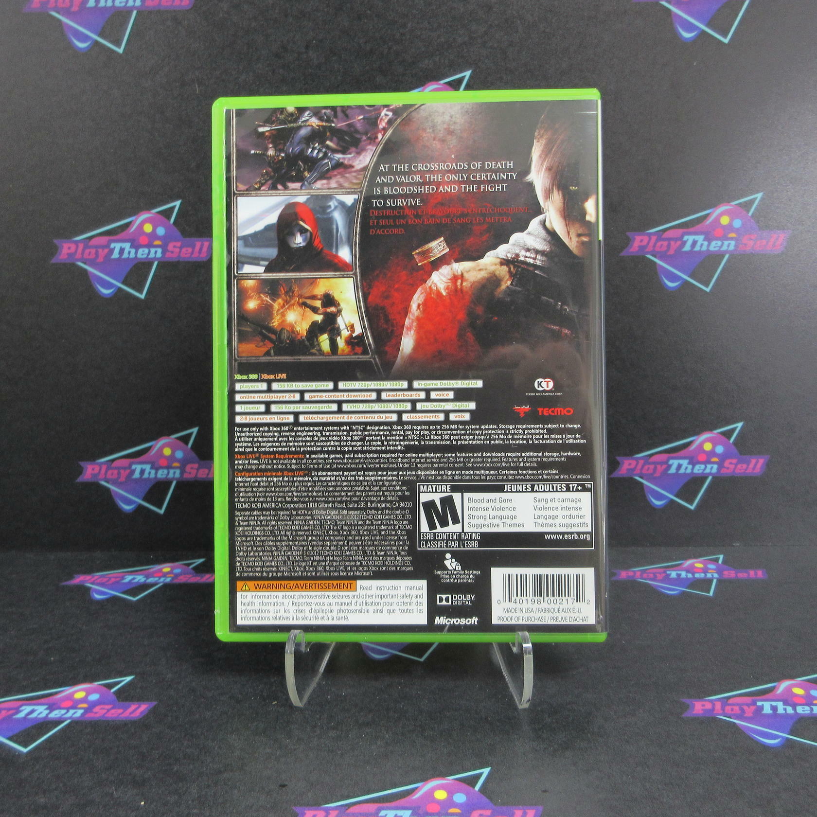Ninja Gaiden 3 Xbox 360 Complete - Excellent