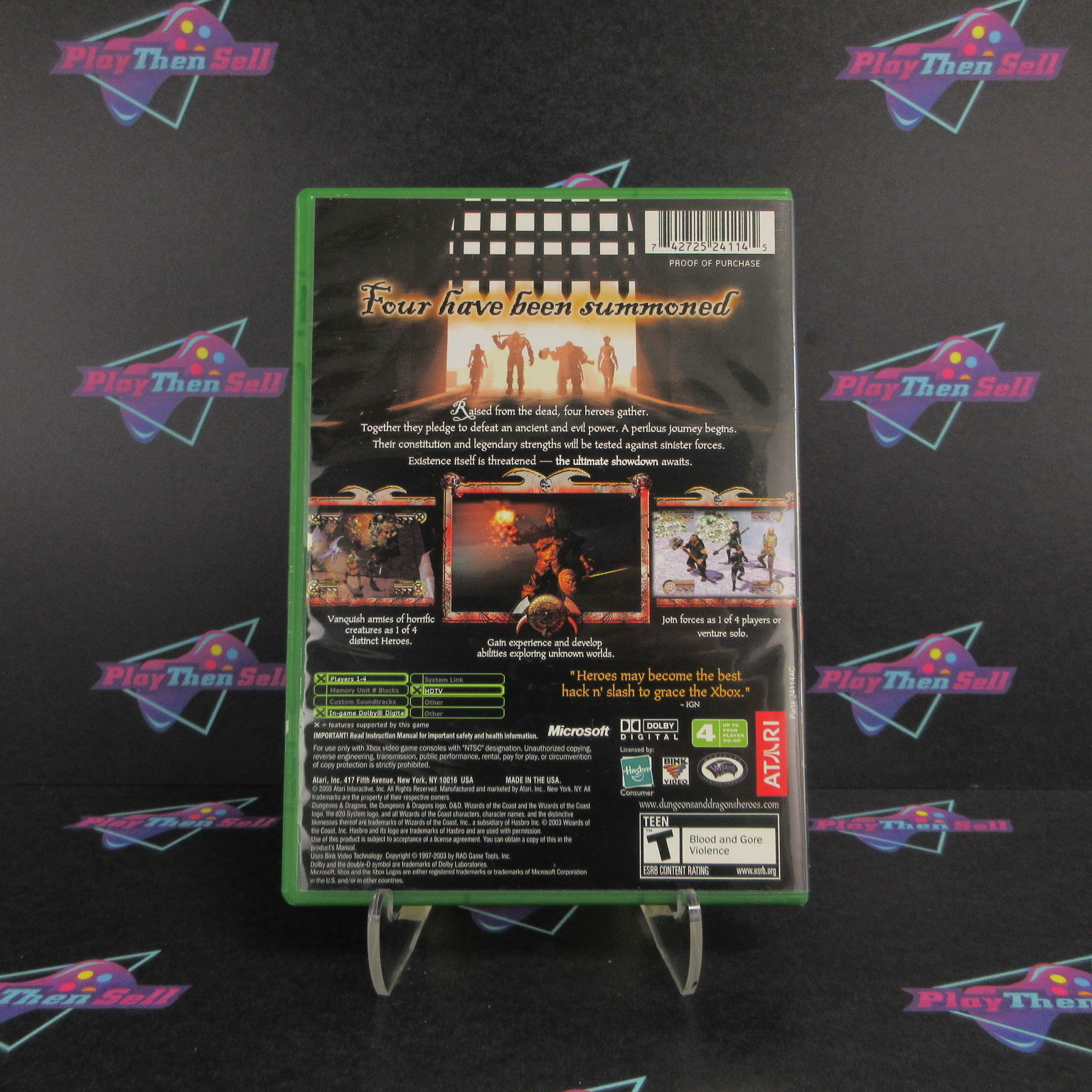 Dungeons & Dragons Heroes Xbox - Like New