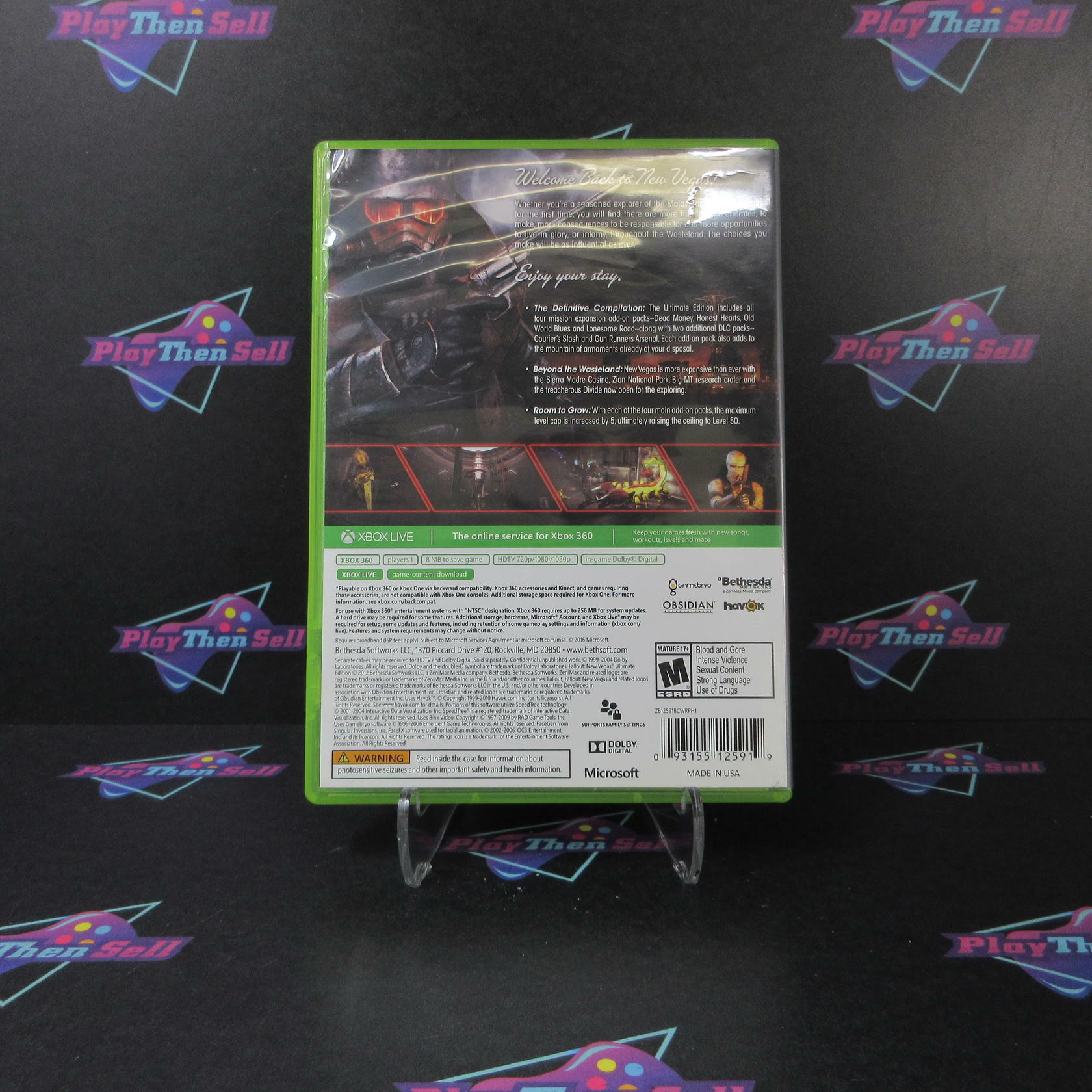 Fallout New Vegas Ultimate Edition Xbox One / Xbox 360 Platinum Hits - Like New