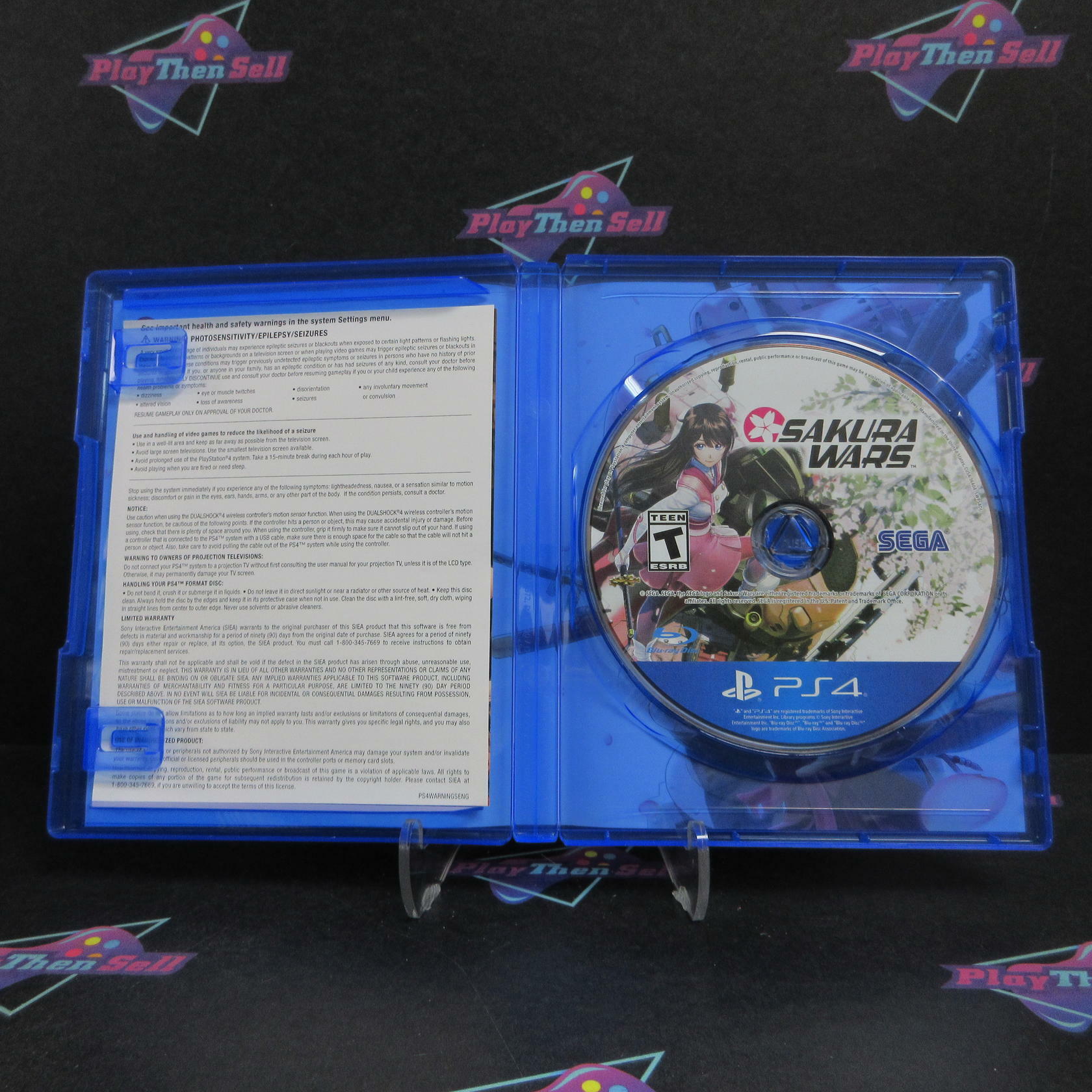Sakura Wars PS4 PlayStation 4 + Stickers Complete - Excellent