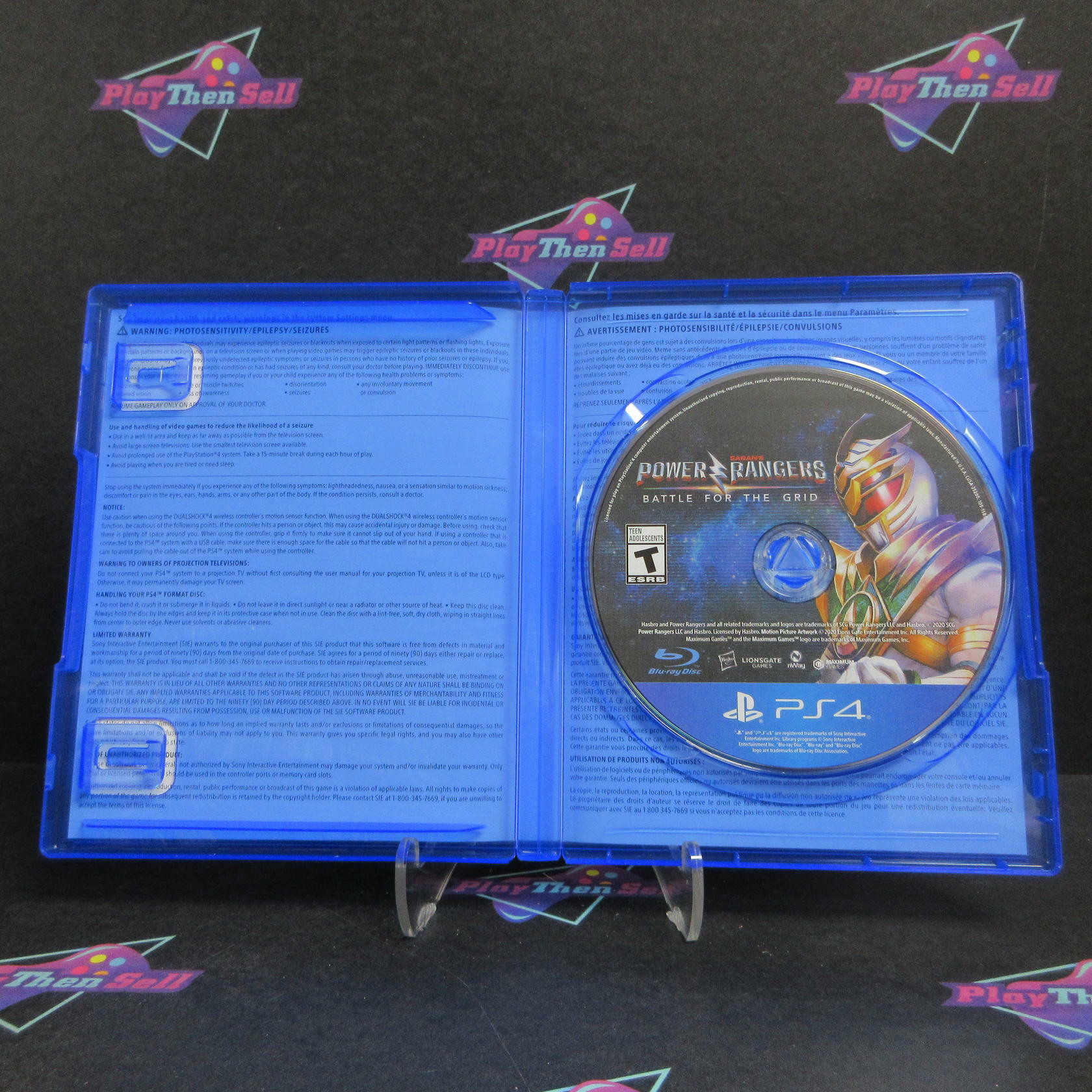Power Rangers Battle for the Grid Collector's Edition PS4 Complete - Excellent