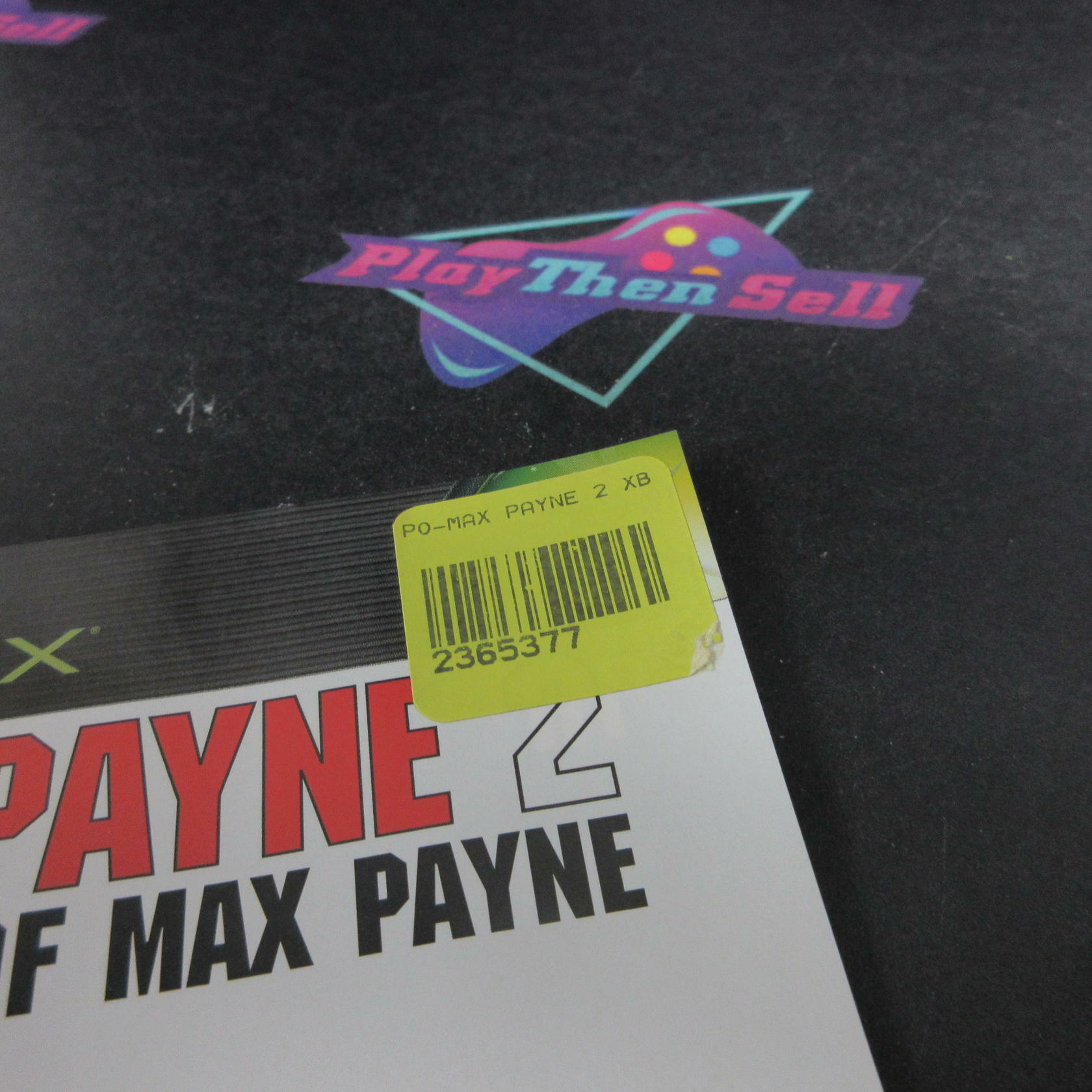 Max Payne 2 The Fall of Max Payne Xbox MD + Reg Card Complete CIB - Very Good