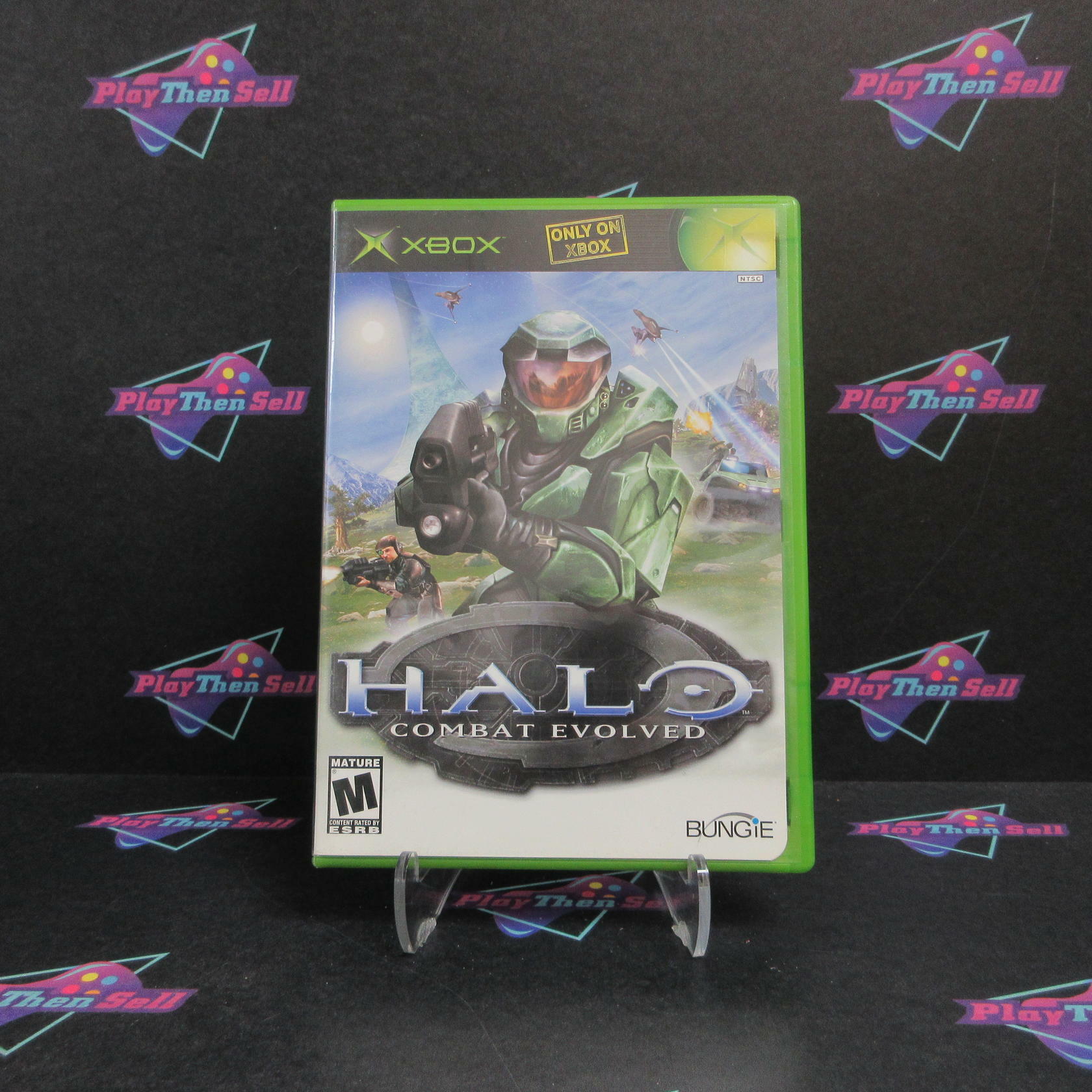 Halo Combat Evolved 1st Print Xbox MD Complete CIB - Very Good