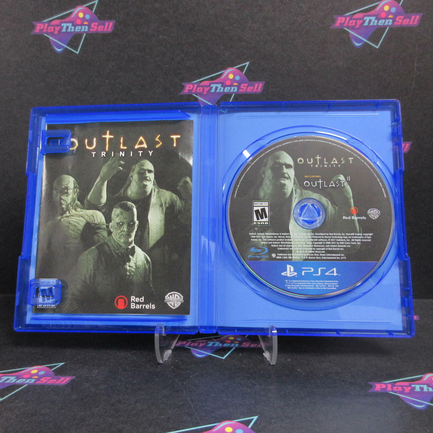 Outlast Trinity PS4 PlayStation 4 Complete - Excellent