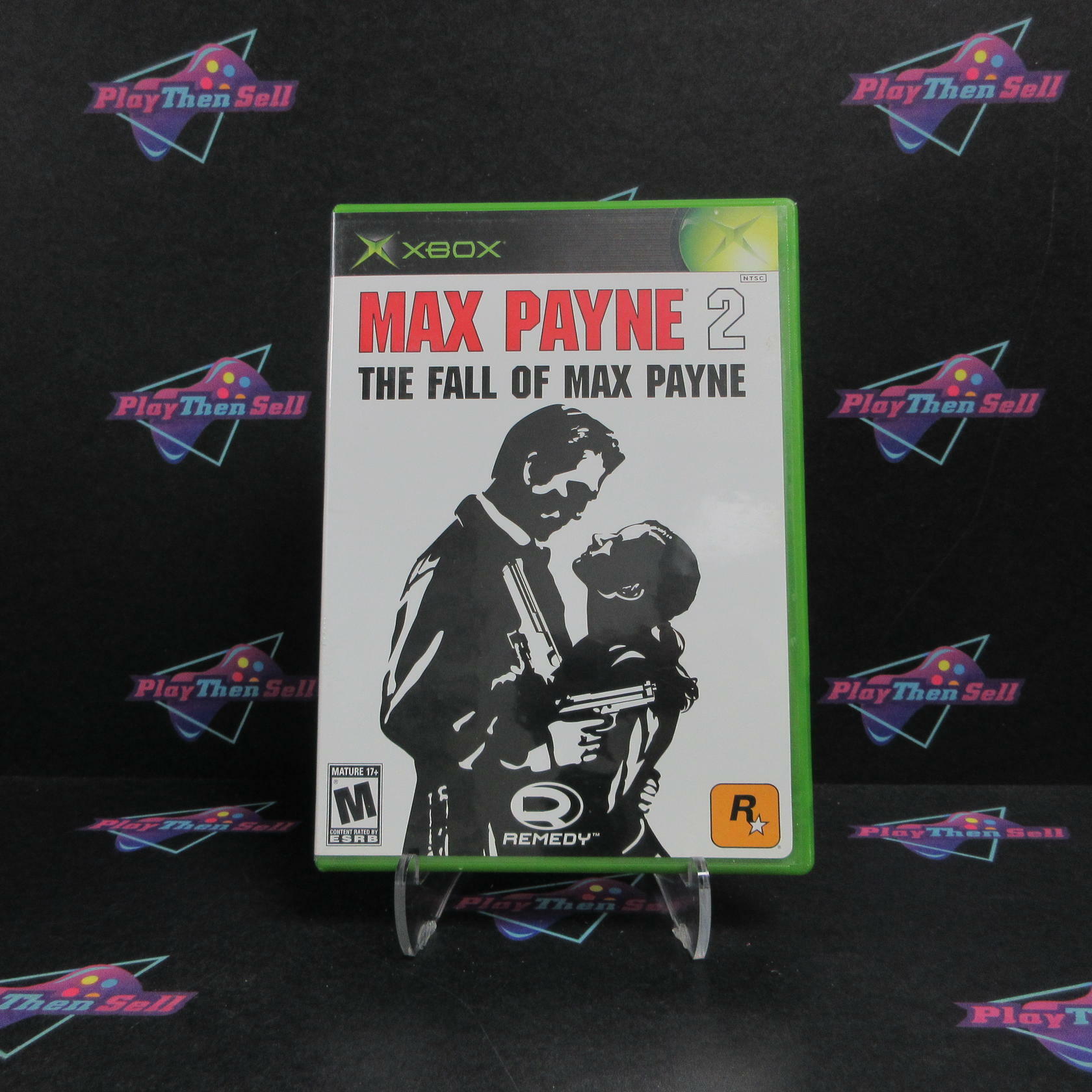Max Payne 2 The Fall of Max Payne Xbox MD + Reg Card Complete CIB - Very Good