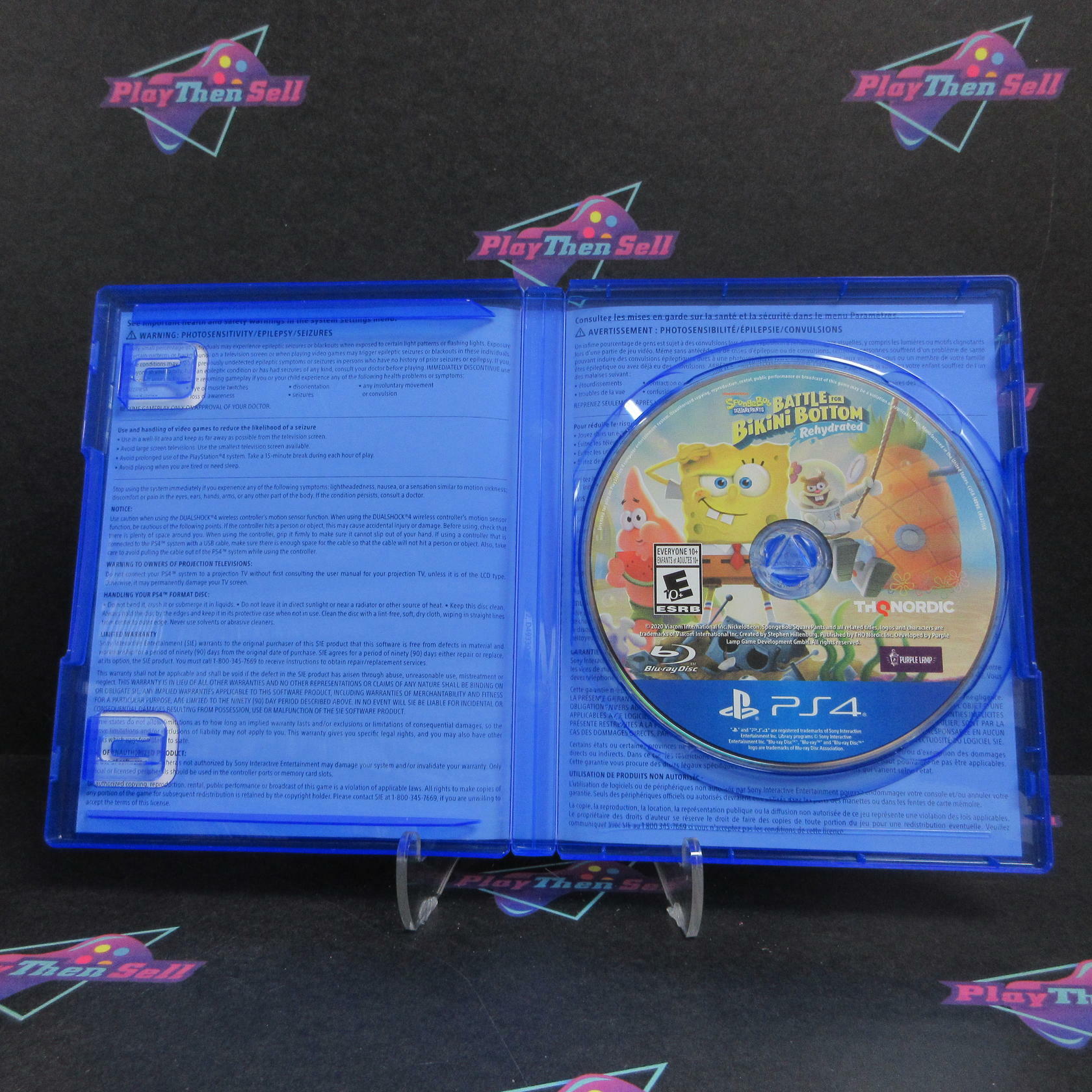 Spongebob Squarepants Battle for Bikini Bottom Rehydrated PS4 Complete - Excellent