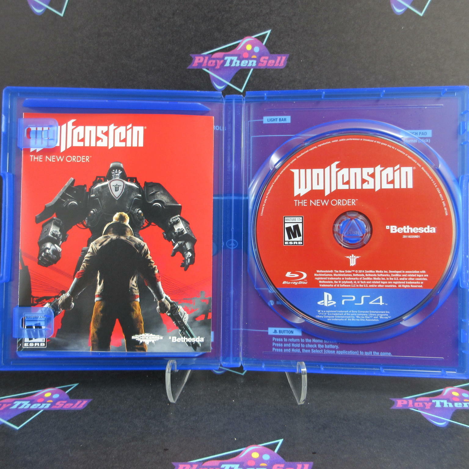 Wolfenstein The New Order PS4 PlayStation 4 Complete - Excellent