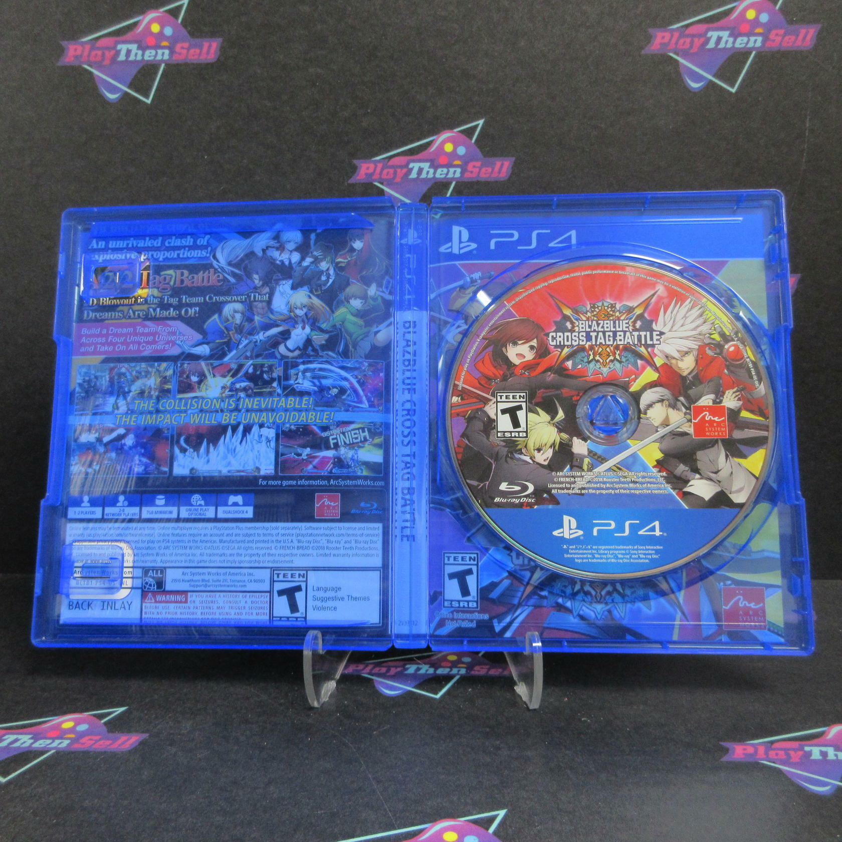 BlazBlue Cross Tag Battle PS4 PlayStation 4 Complete - Excellent