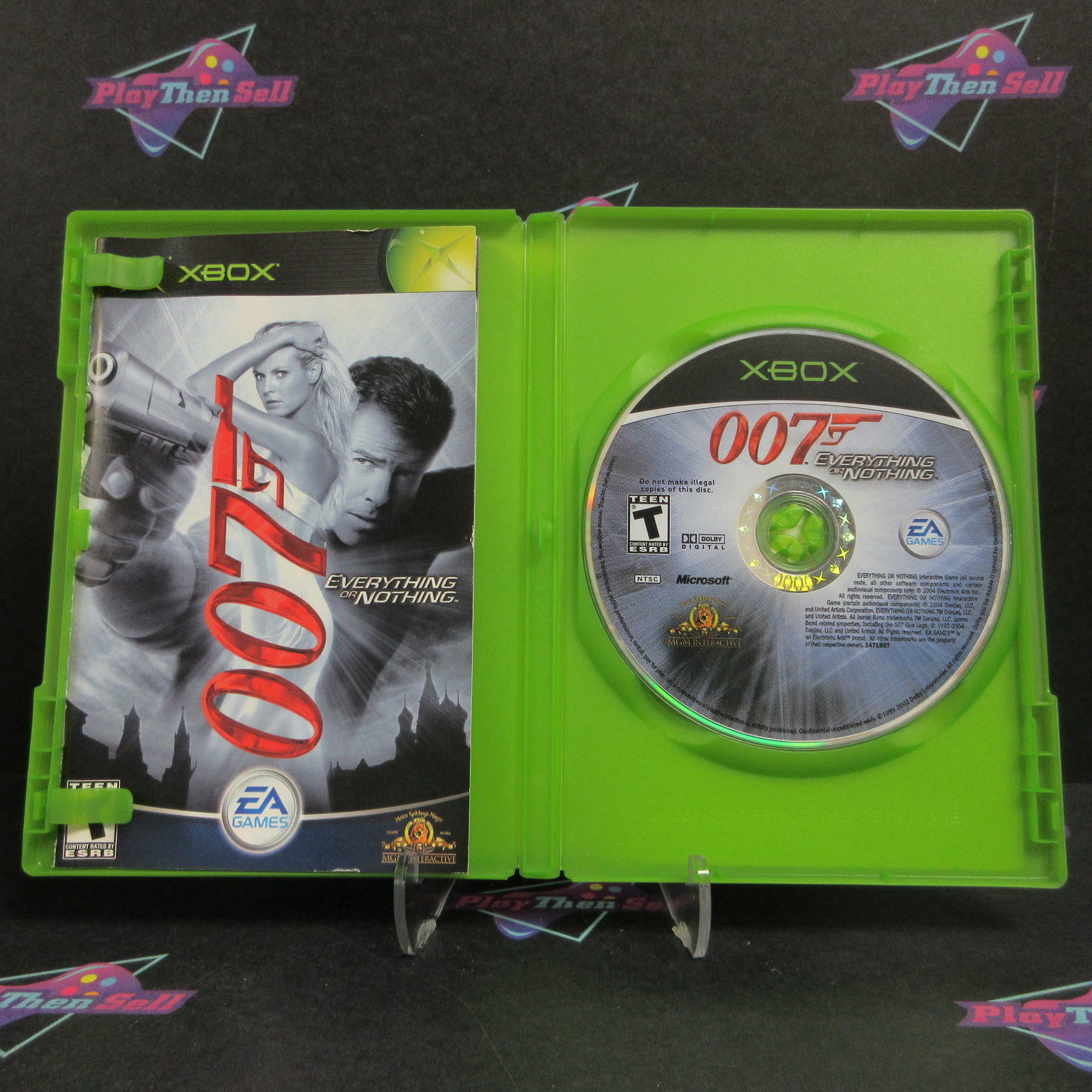 James Bond 007 Everything or Nothing Xbox AD Complete CIB - Very Good