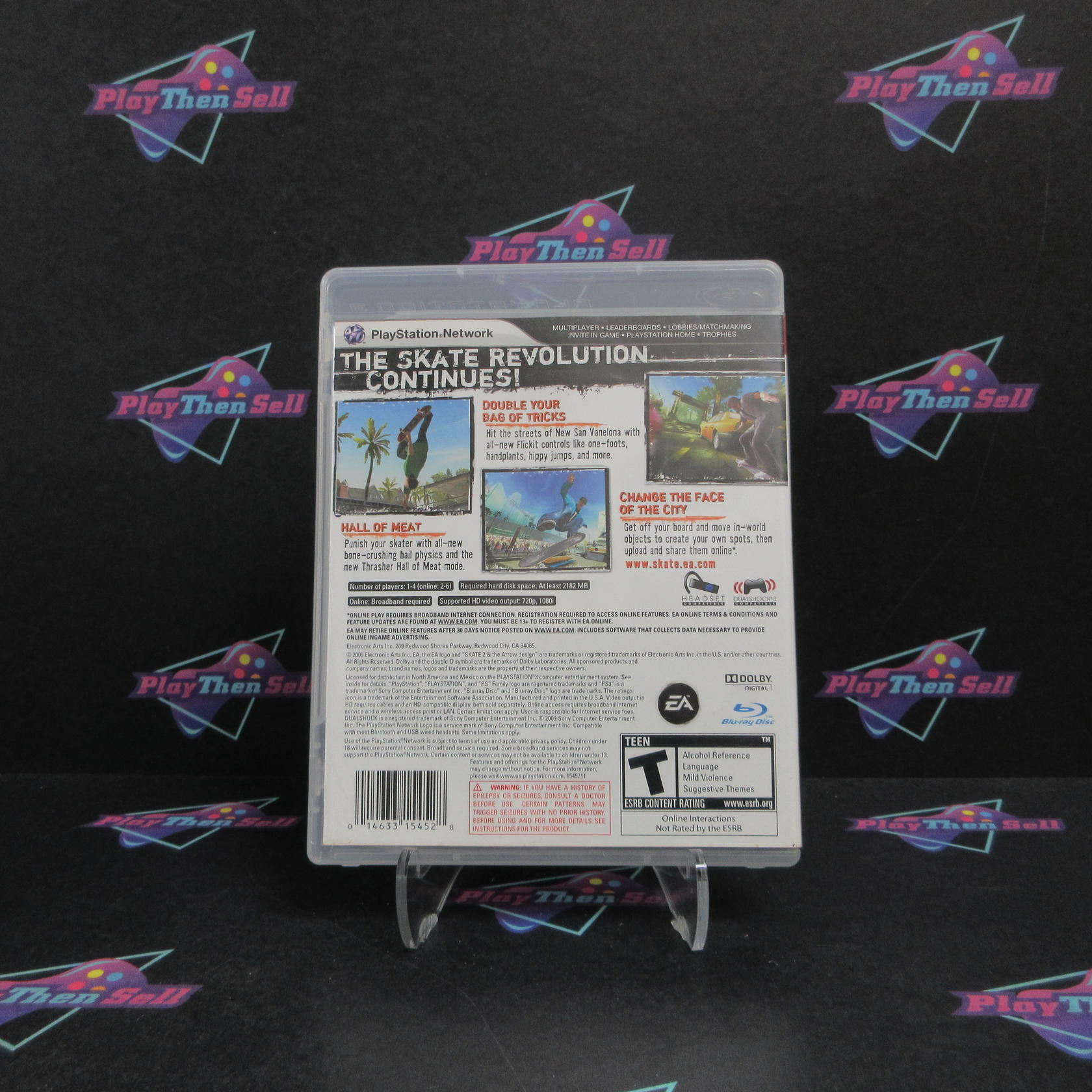 Skate 2 PS3 PlayStation 3 AD/MD Complete CIB - Very Good