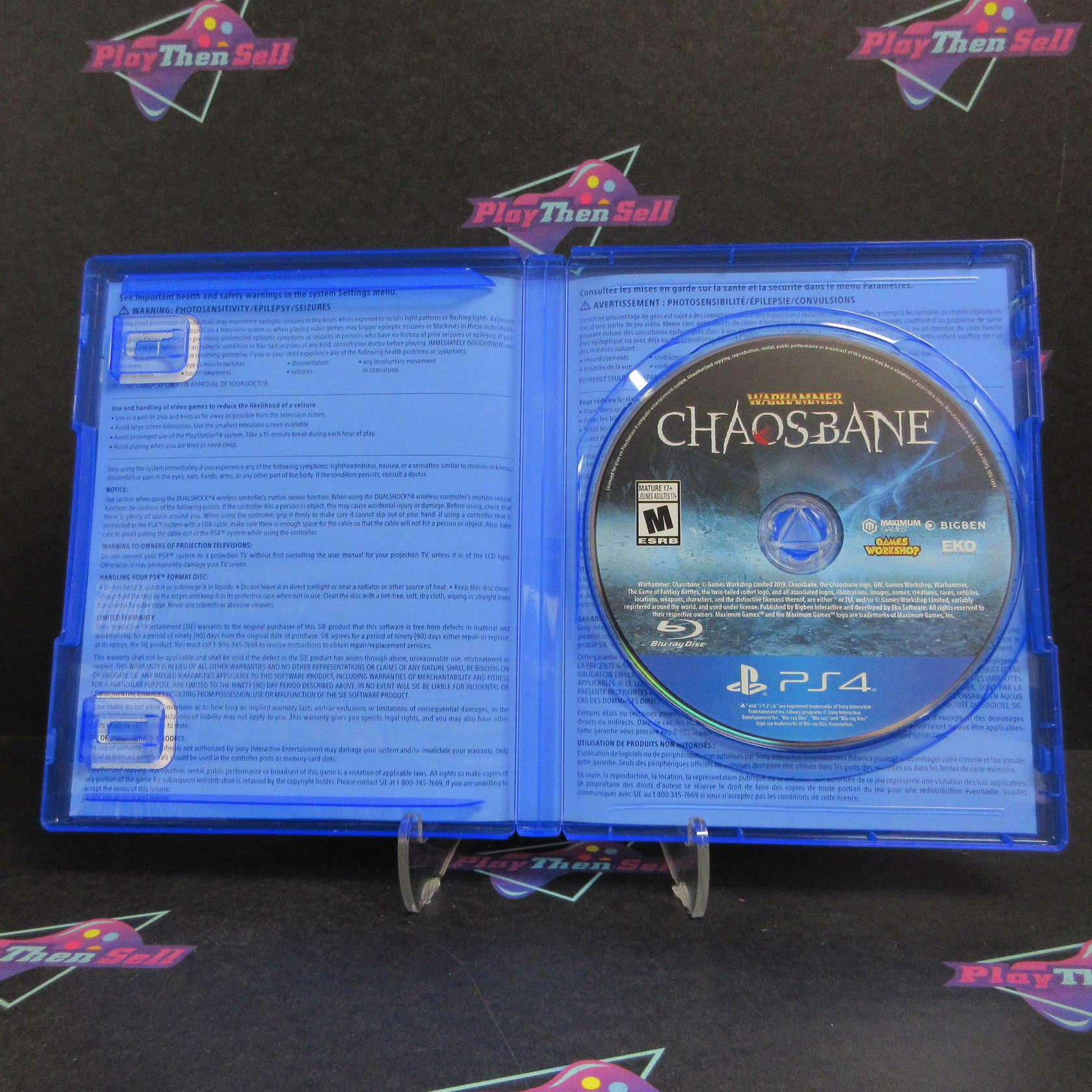 Warhammer Chaosbane PS4 PlayStation 4 Complete - Excellent
