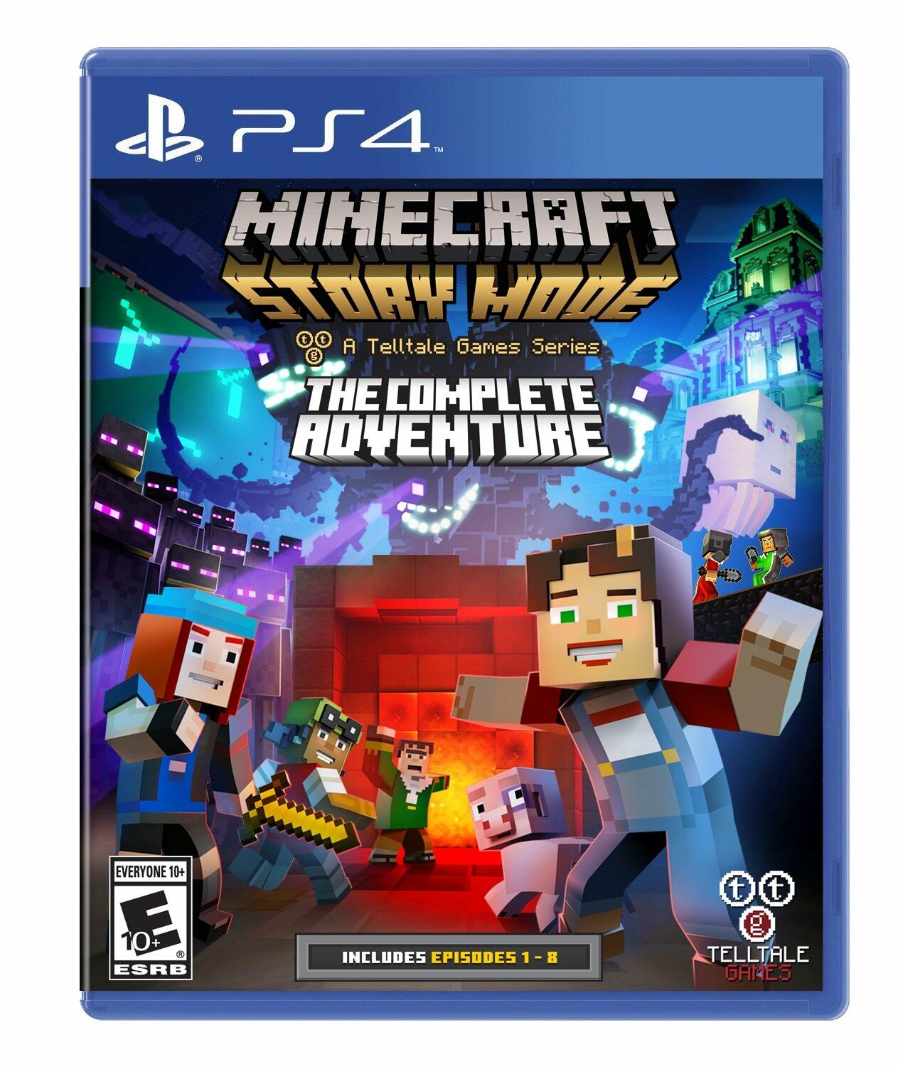 Minecraft Story Mode The Complete Adventure PS4 PlayStation 4 CIB - Excellent