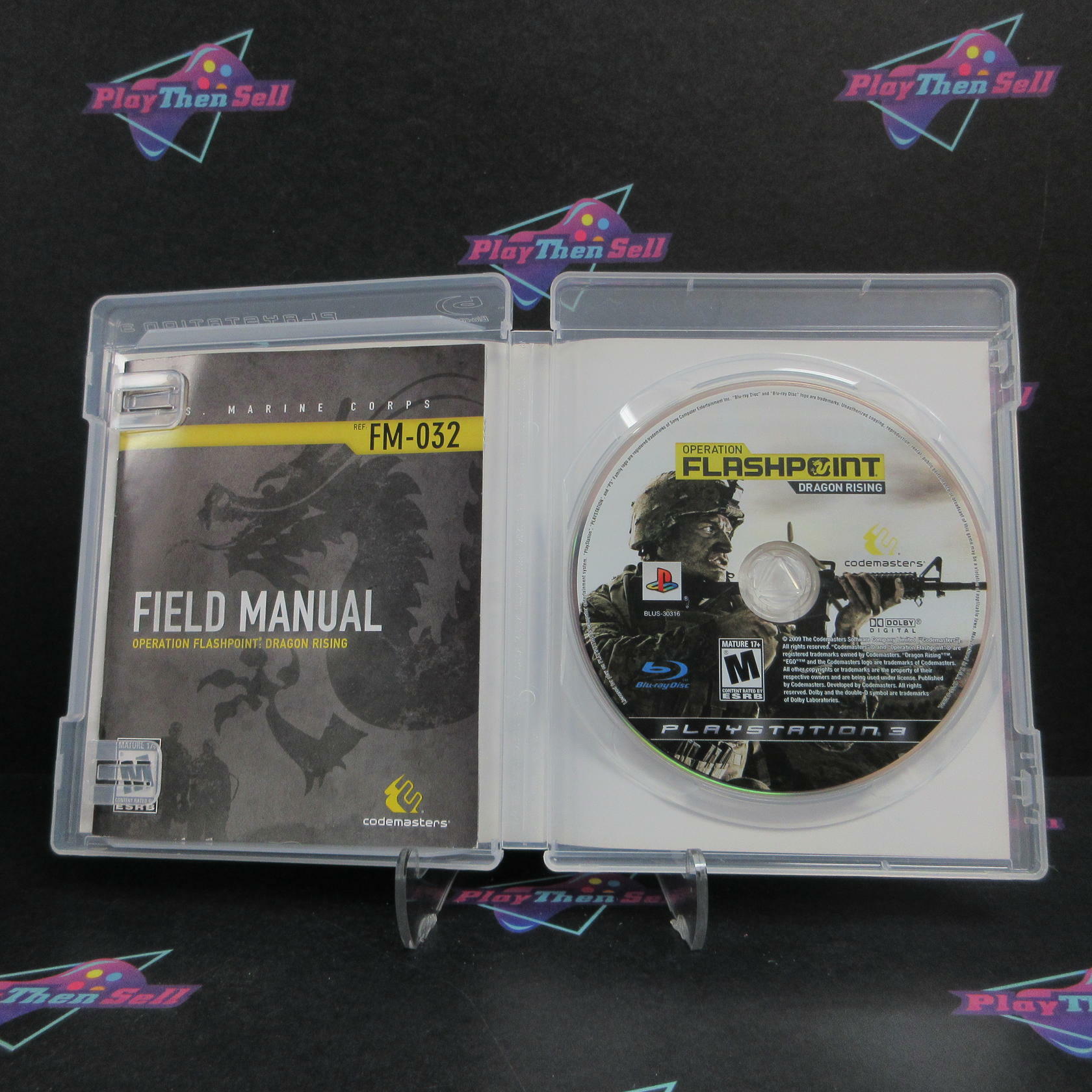 Operation Flashpoint Dragon Rising PS3 PlayStation 3 AD Complete CIB - Very Good