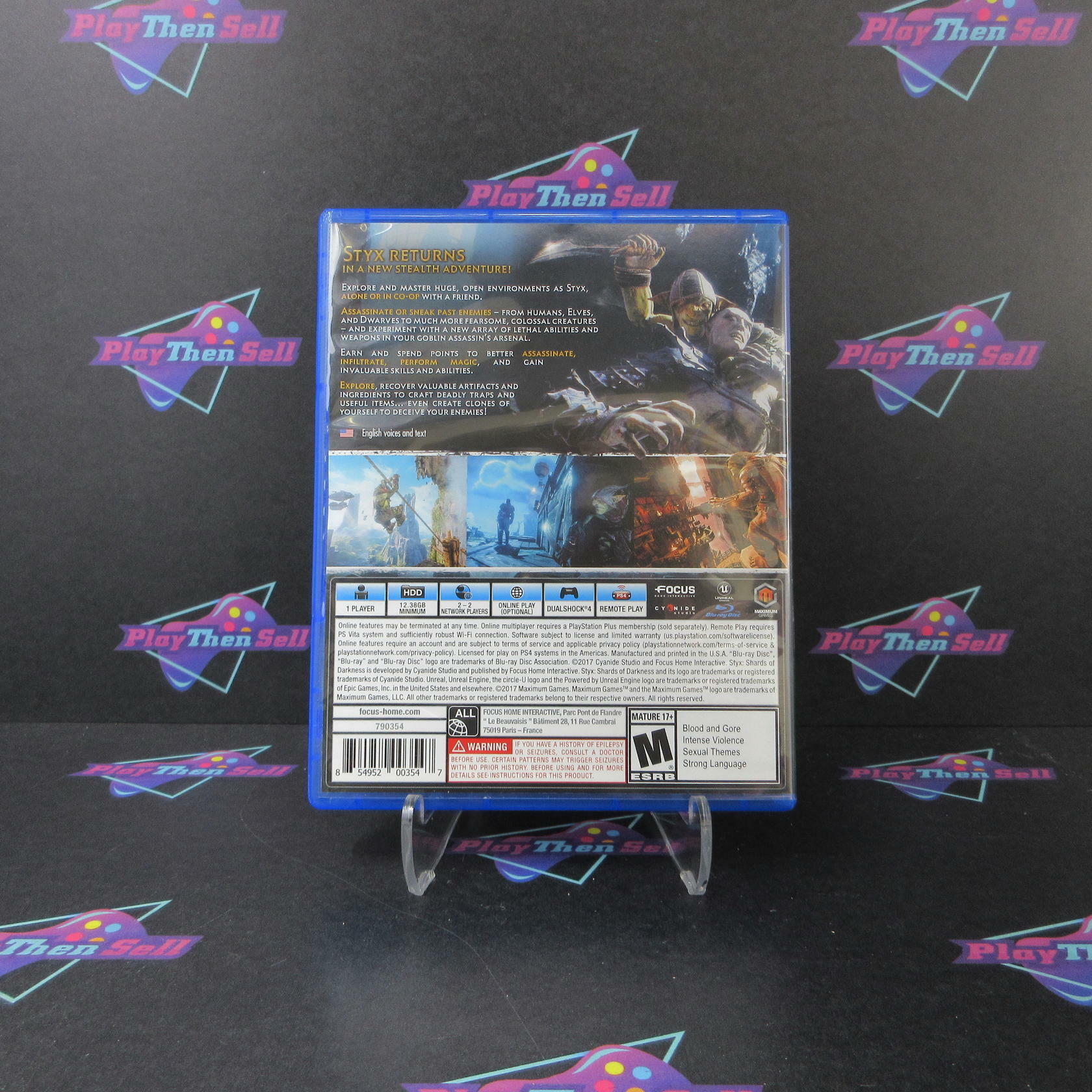 Styx Shards of Darkness PS4 PlayStation 4 Complete - Excellent