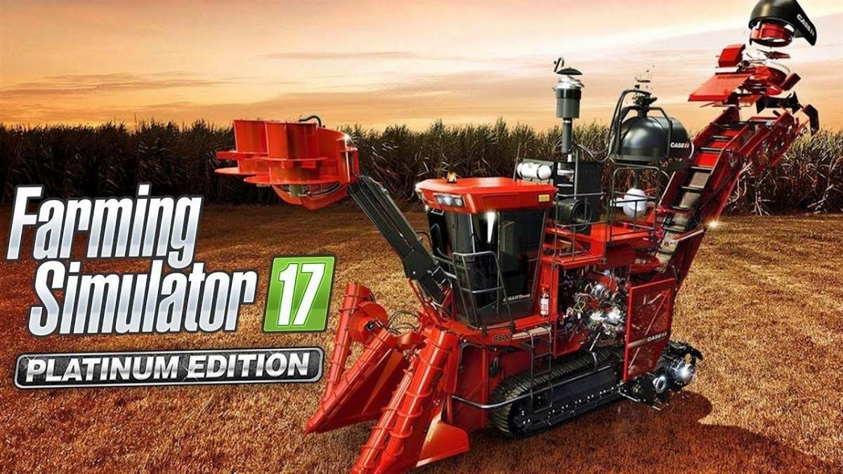 Farming Simulator 17 Platinum Edition PS4 PlayStation 4 Complete - Excellent