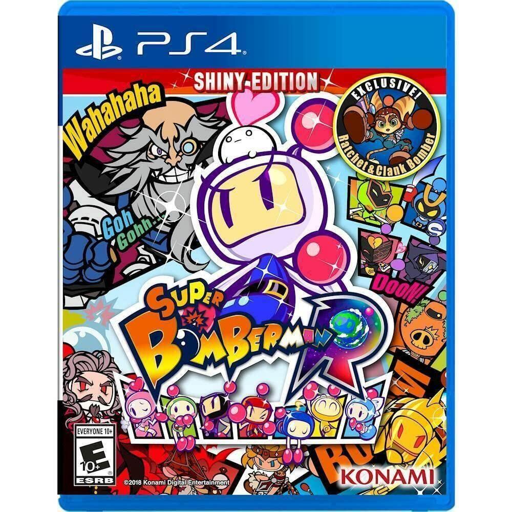 Super Bomberman R Shiny Edition PS4 PlayStation 4 Complete - Excellent