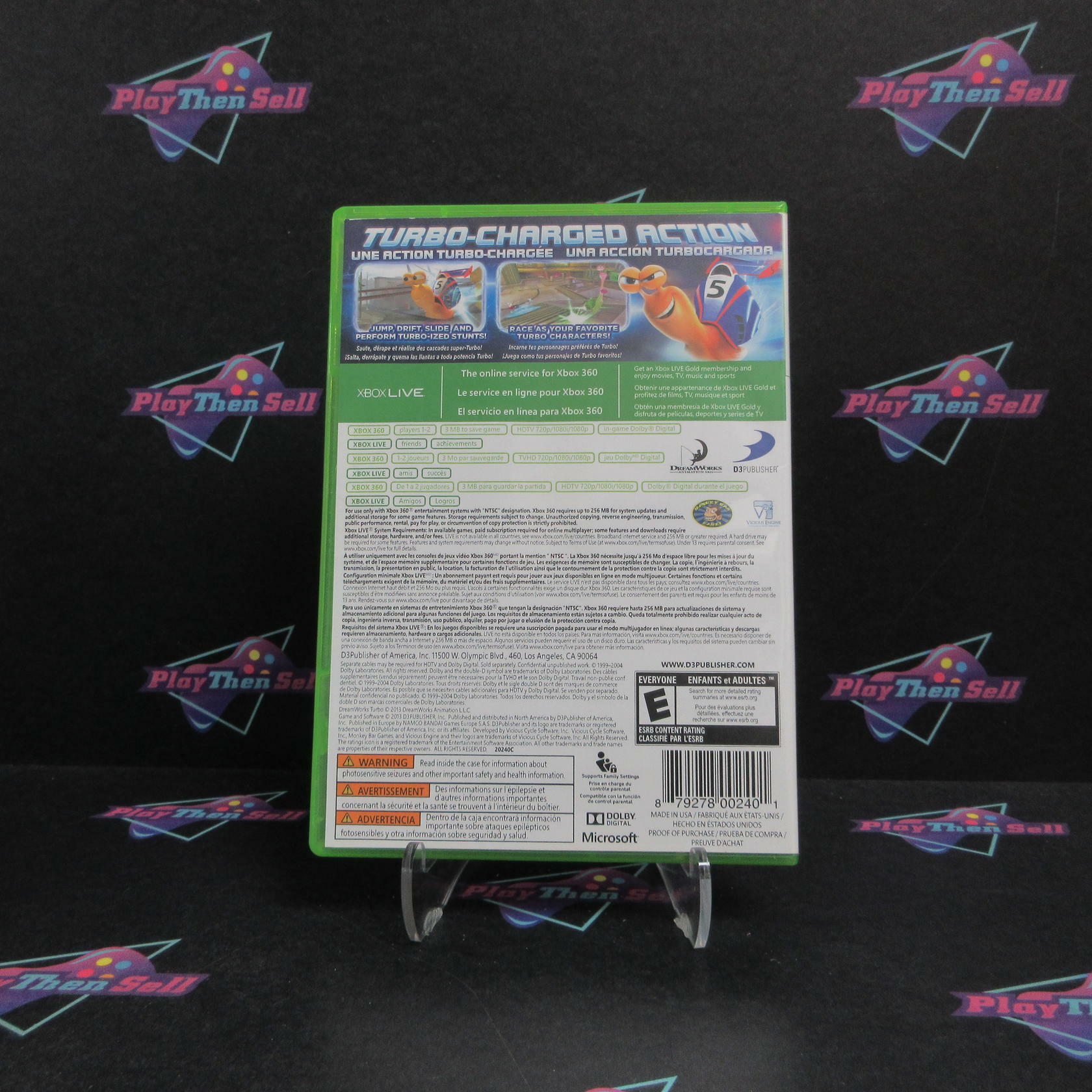 Turbo Super Stunt Squad Xbox 360 Complete - Excellent