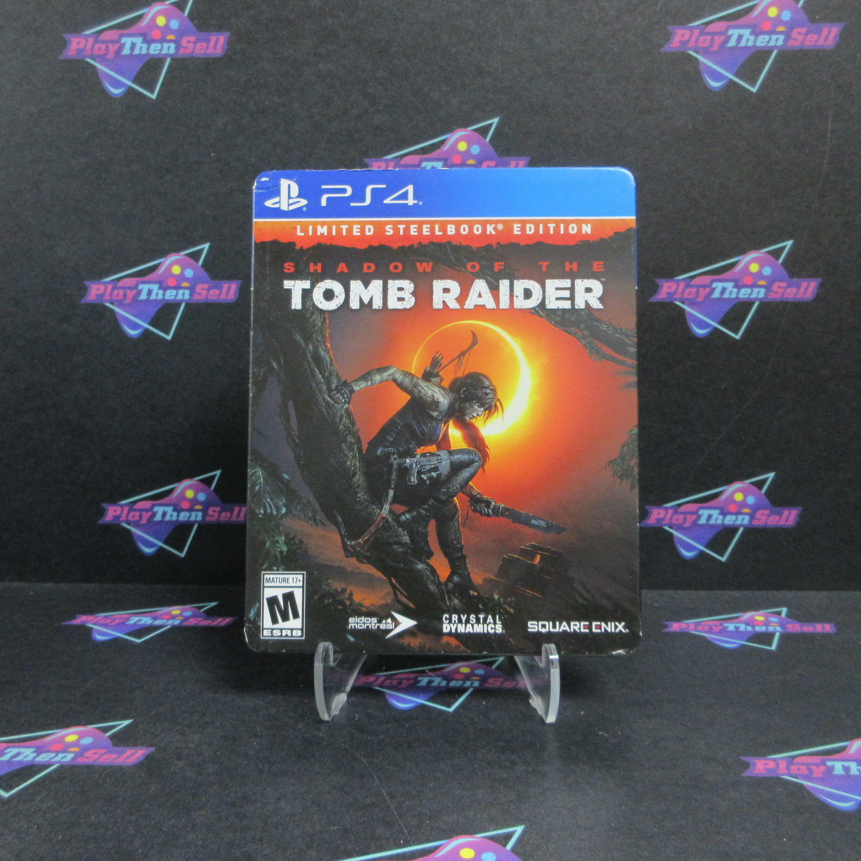 Shadow of the Tomb Raider Limited Steelbook PS4 + Art Cards/Sleeve - Excellent