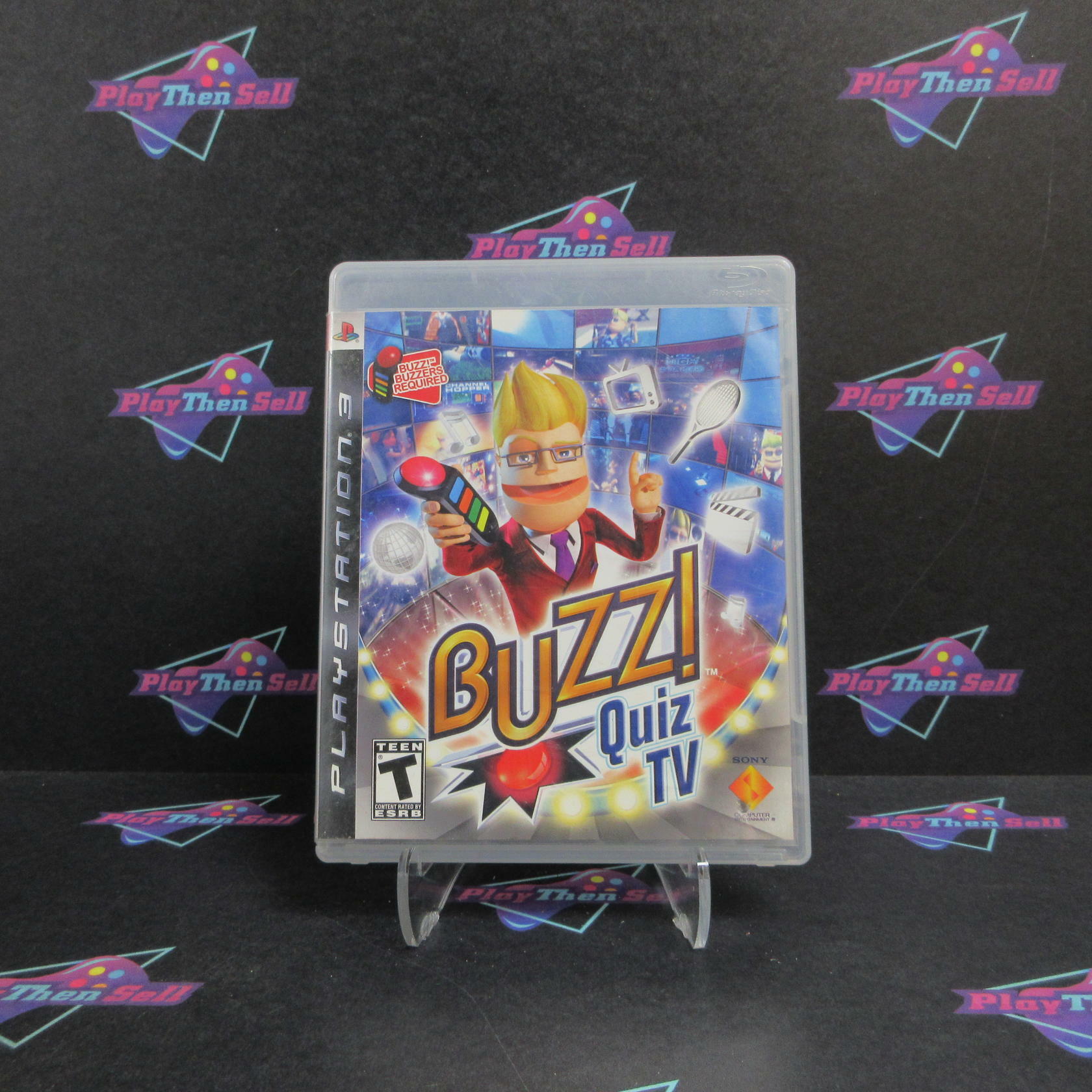 Buzz! Quiz TV PS3 PlayStation 3 Software Only AD/NM - Very Good