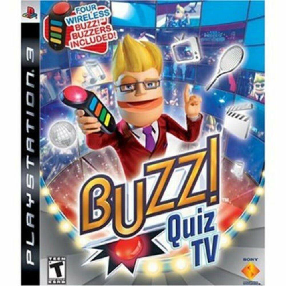 Buzz! Quiz TV PS3 PlayStation 3 Software Only AD/NM - Very Good