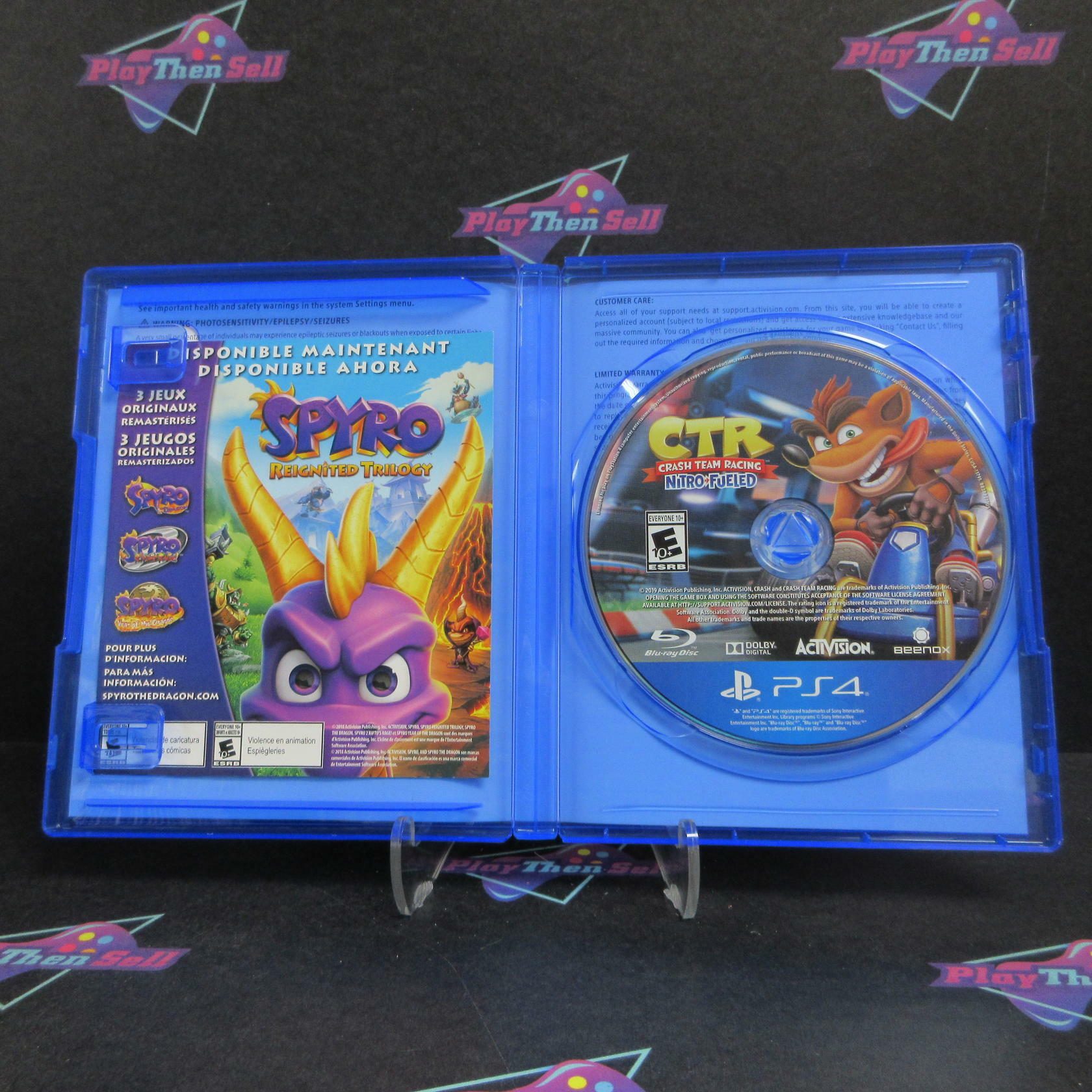 Crash Team Racing Nitro Fueled PS4 PlayStation 4 Complete - Excellent