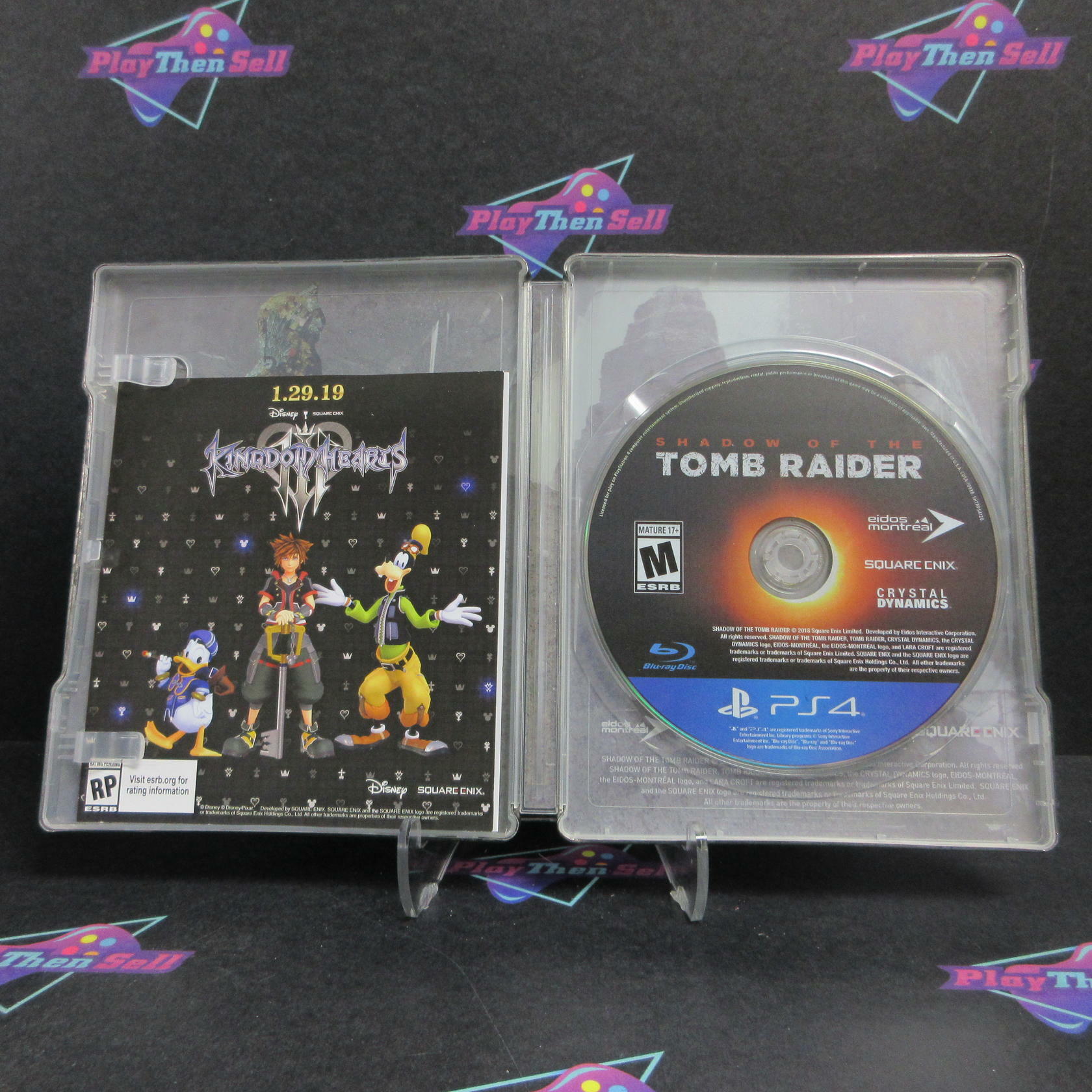 Shadow of the Tomb Raider Limited Steelbook PS4 + Art Cards/Sleeve - Excellent