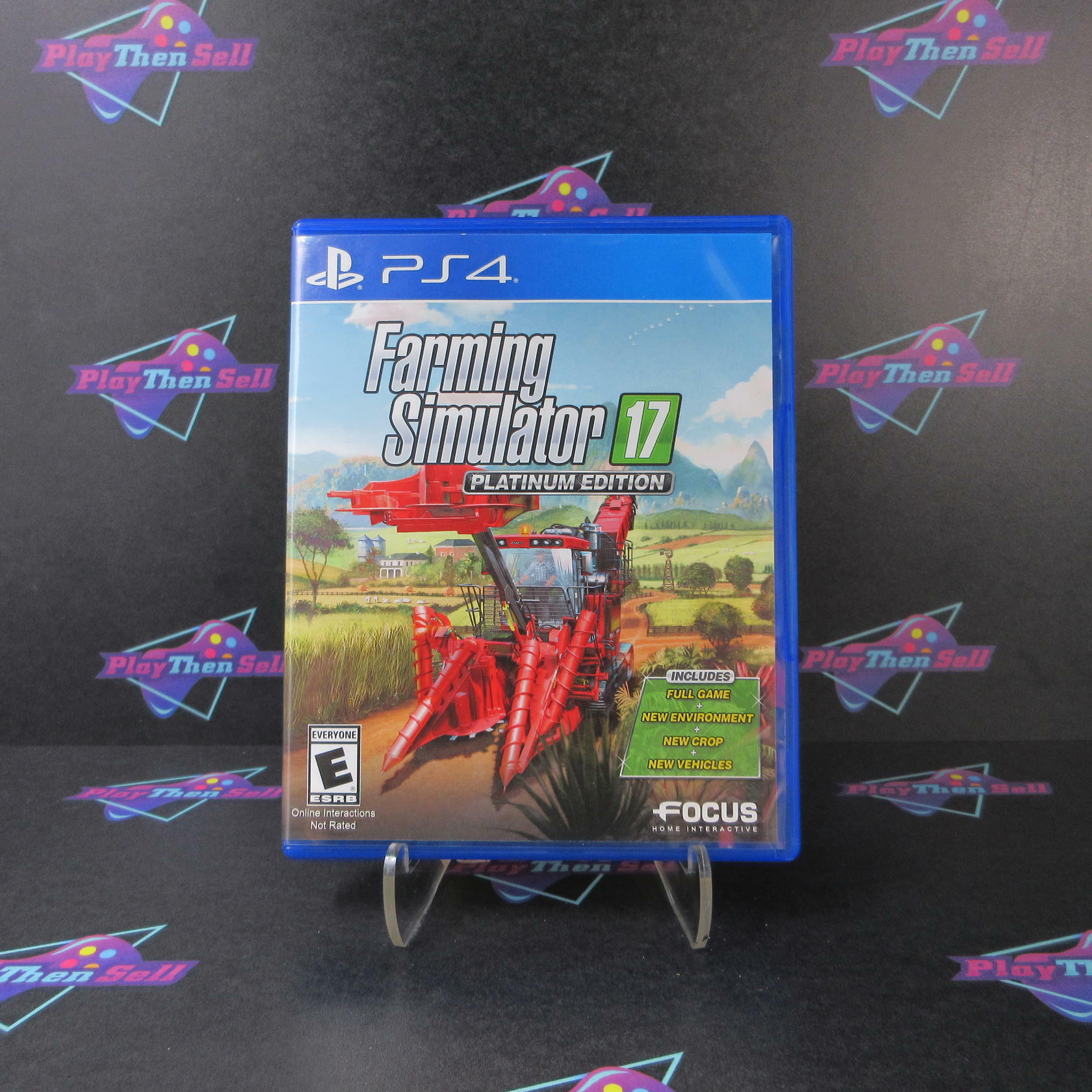 Farming Simulator 17 Platinum Edition PS4 PlayStation 4 Complete - Excellent