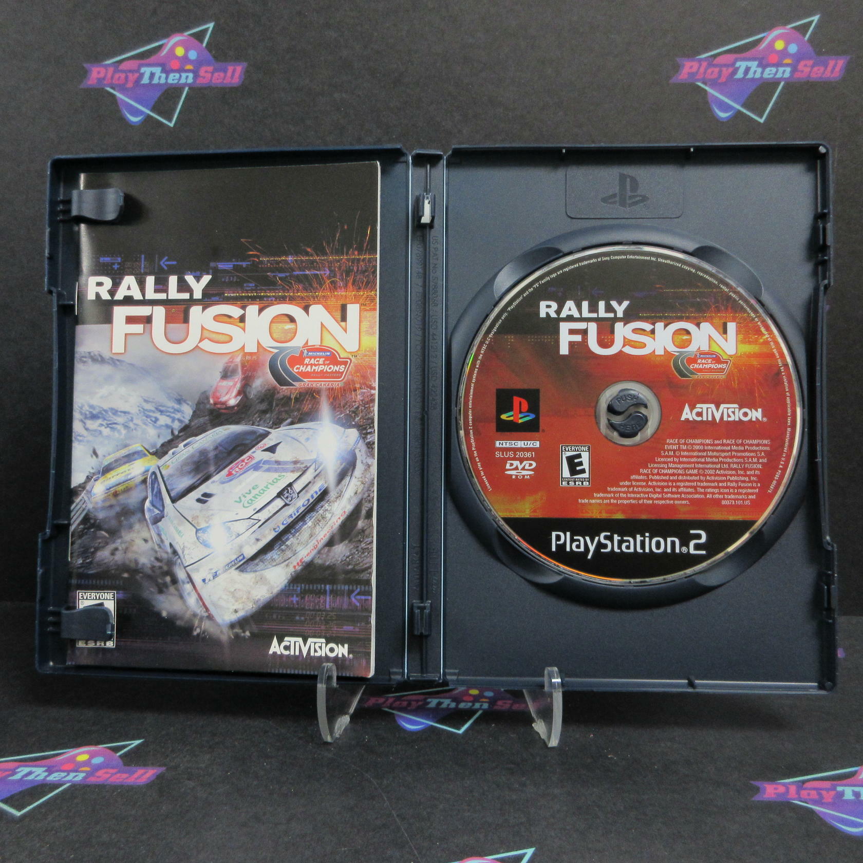 Rally Fusion Race of Champions PS2 PlayStation 2 + Reg Card Complete - Excellent