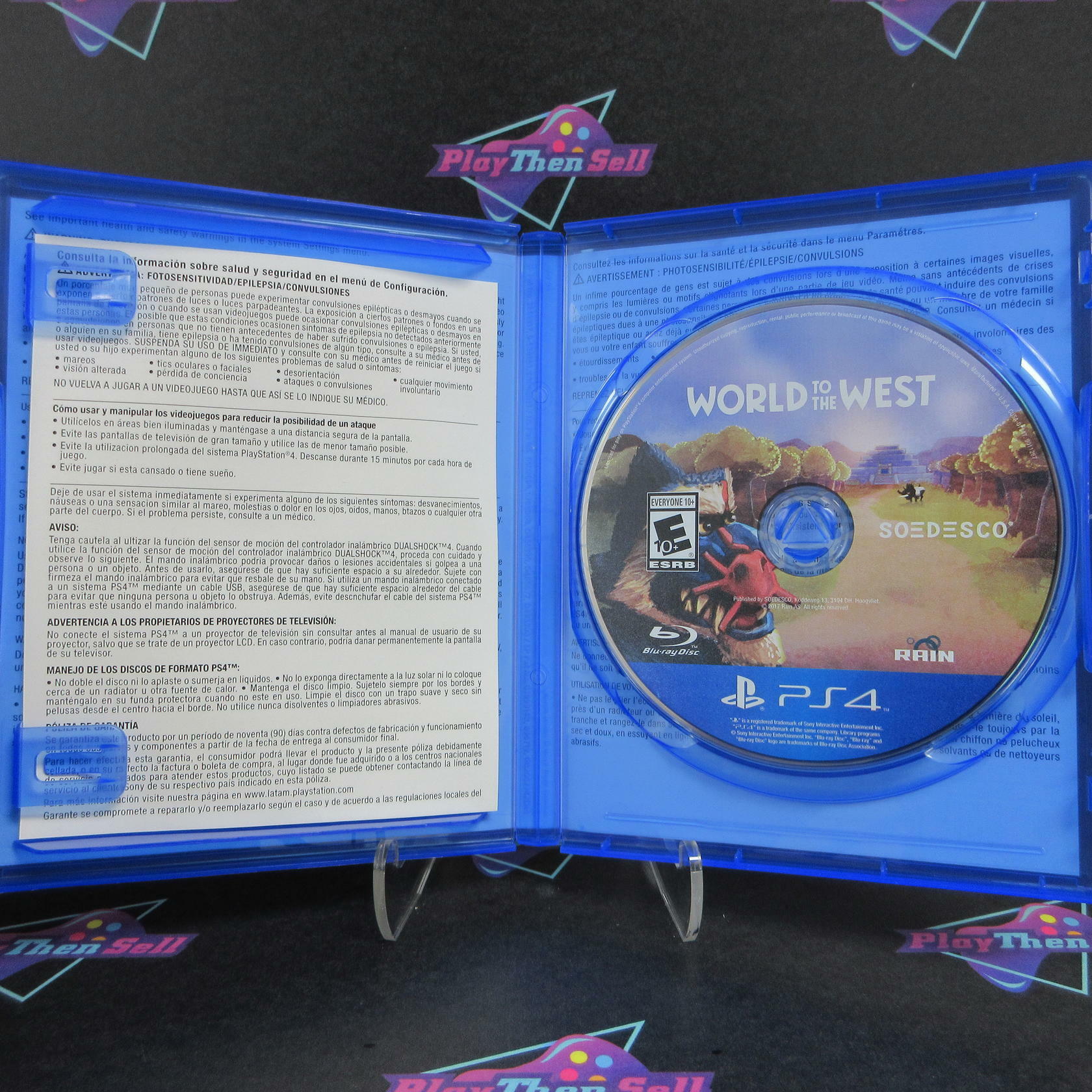 World to the West PS4 PlayStation 4 Complete - Excellent