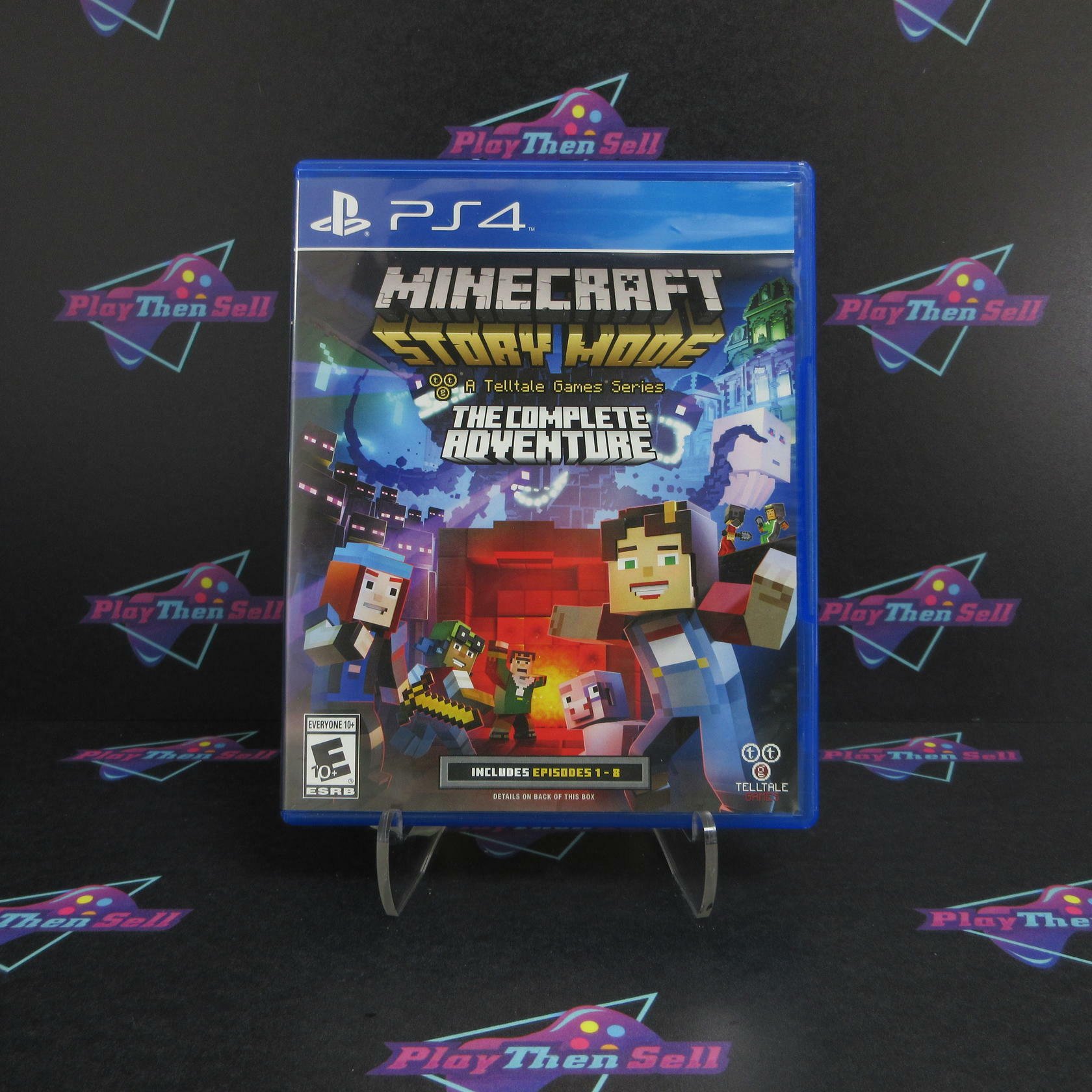 Minecraft Story Mode The Complete Adventure PS4 PlayStation 4 CIB - Excellent