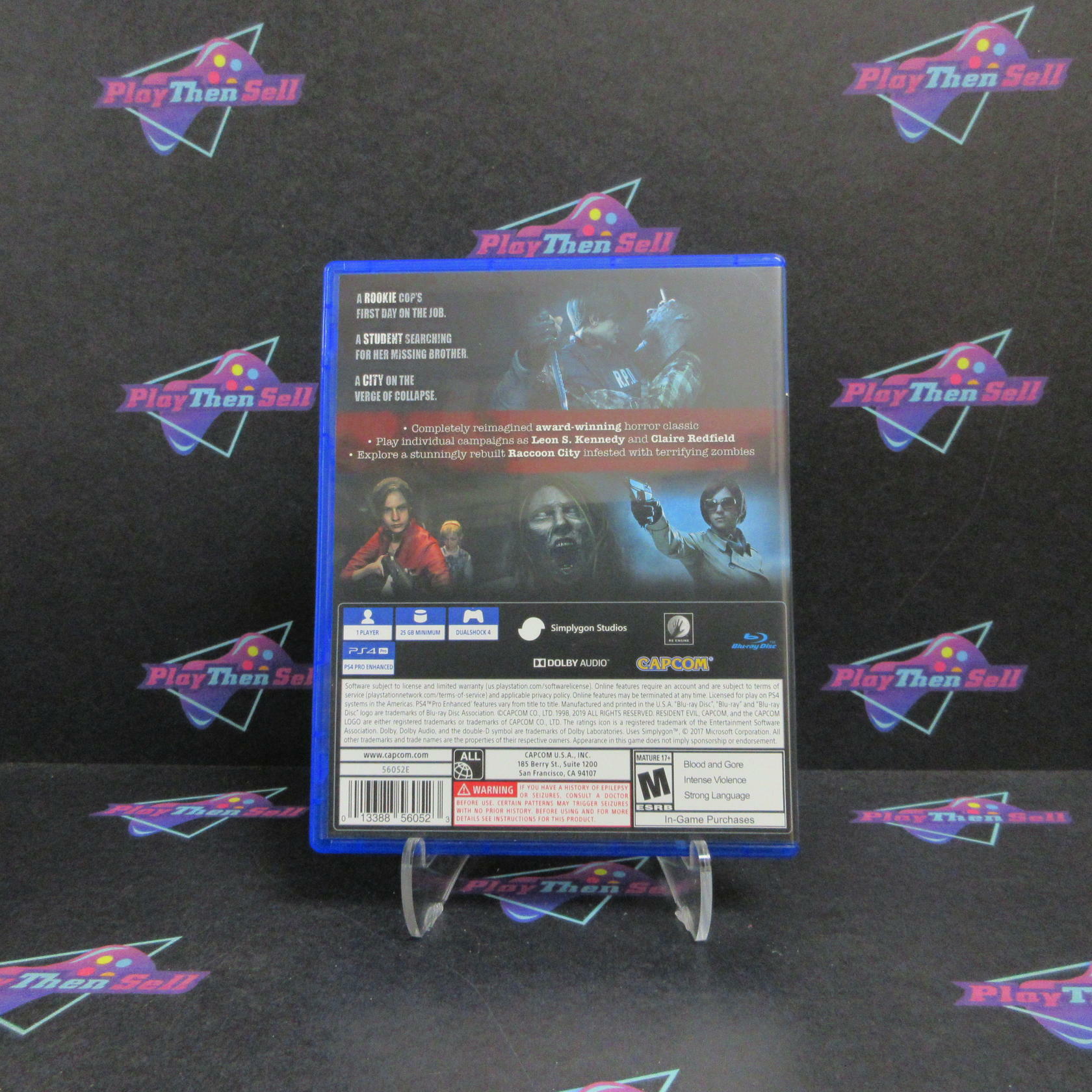 Resident Evil 2 PS4 PlayStation 4 Complete - Excellent