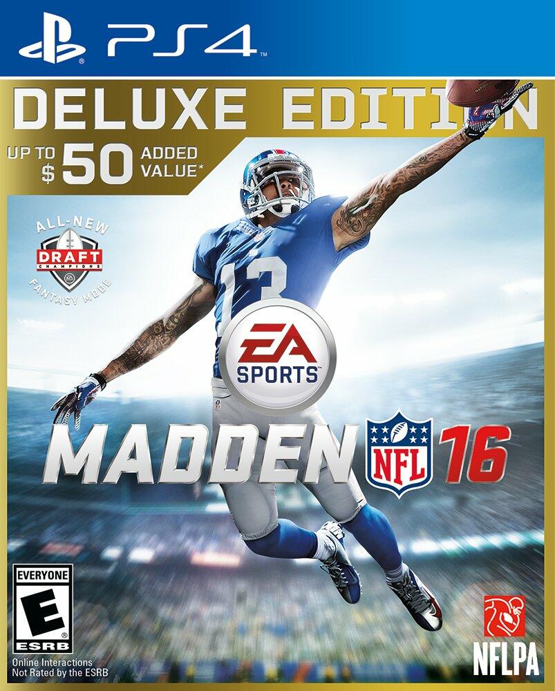 Madden NFL 16 Deluxe Edition PS4 PlayStation 4 Complete - Excellent