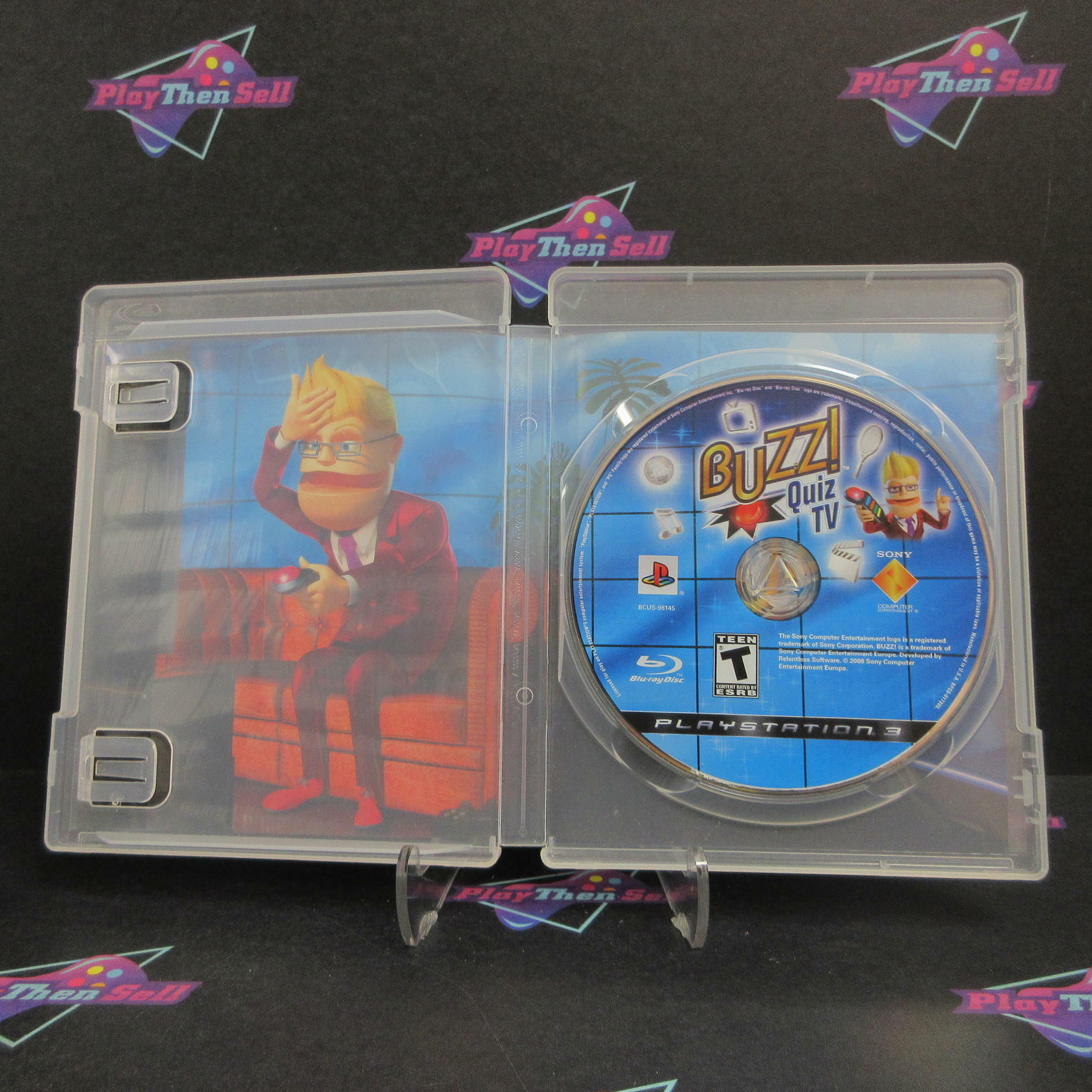 Buzz! Quiz TV PS3 PlayStation 3 Software Only AD/NM - Very Good