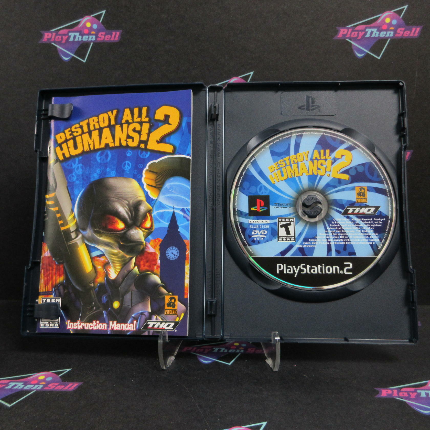 Destroy All Humans 2 PS2 PlayStation 2 Complete - Excellent