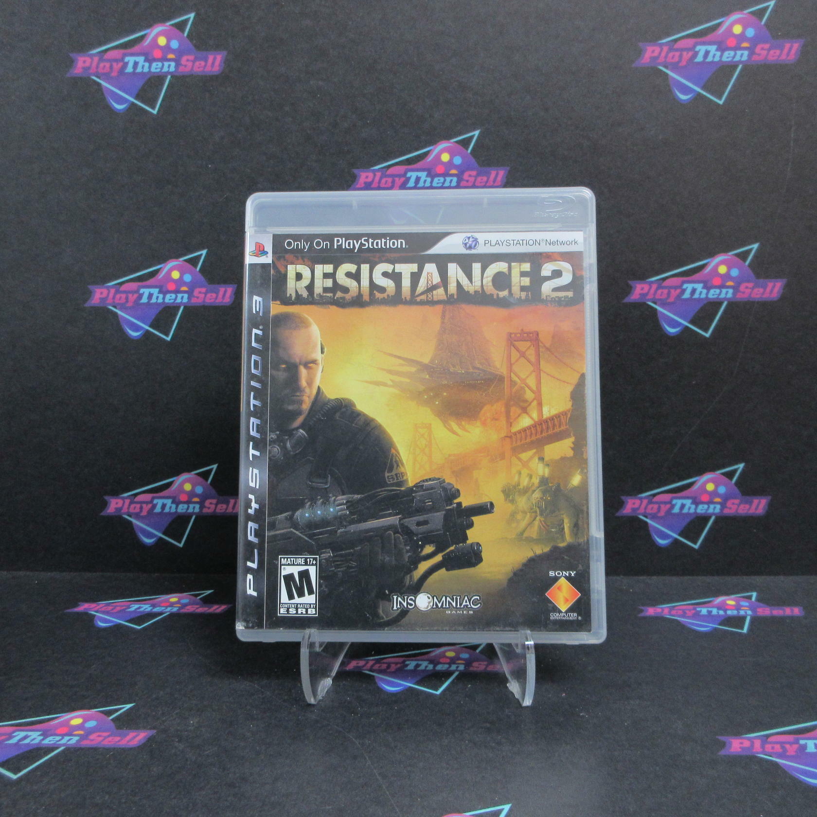 Resistance 2 PS3 PlayStation 3 AD/MD Complete CIB - Very Good